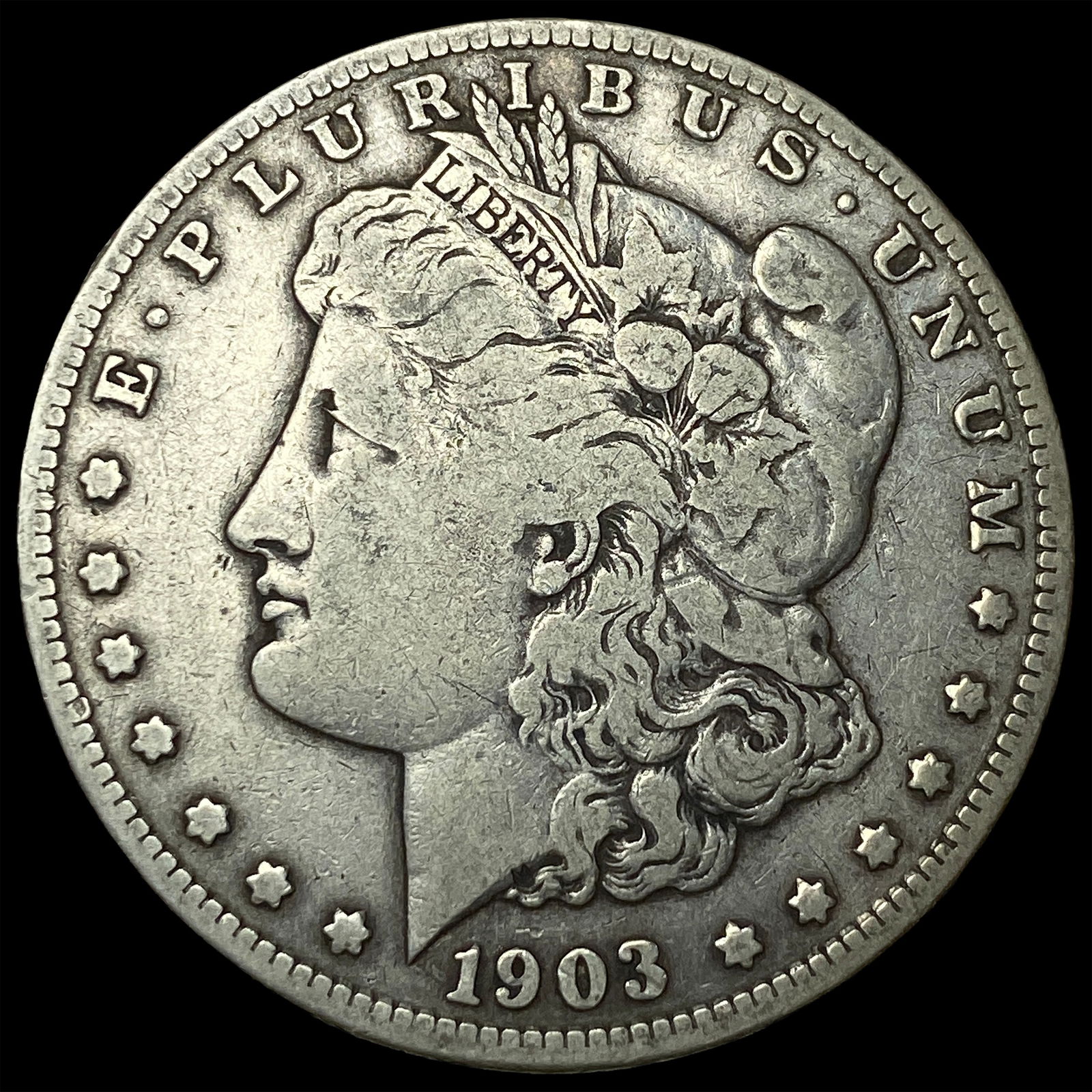 1903-S Silver Morgan Dollar ABOUT UNCIRCULATED: 1903-S Silver Morgan Dollar ABOUT UNCIRCULATED