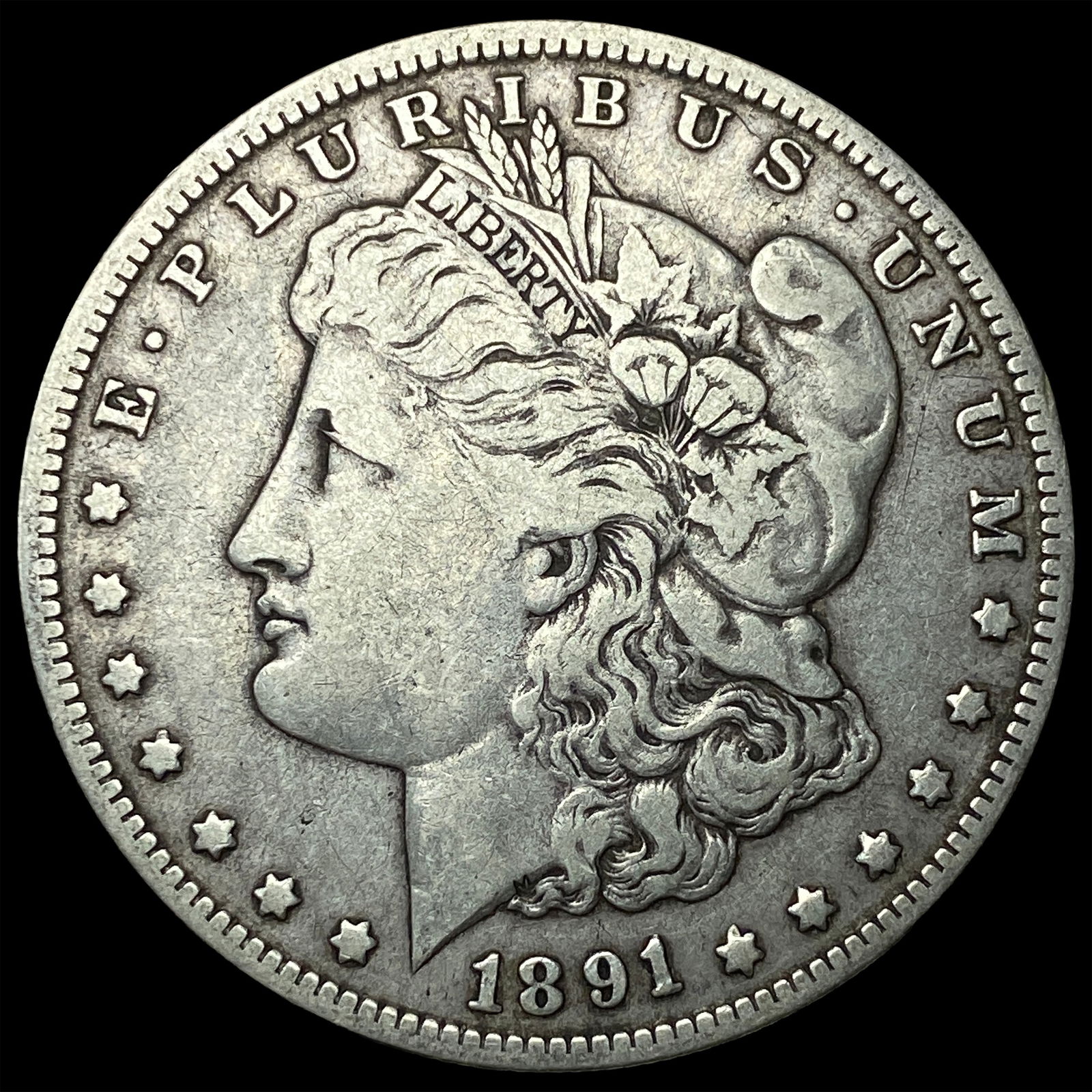 1891-O Silver Morgan Dollar NEARLY UNCIRCULATED: 1891-O Silver Morgan Dollar NEARLY UNCIRCULATED