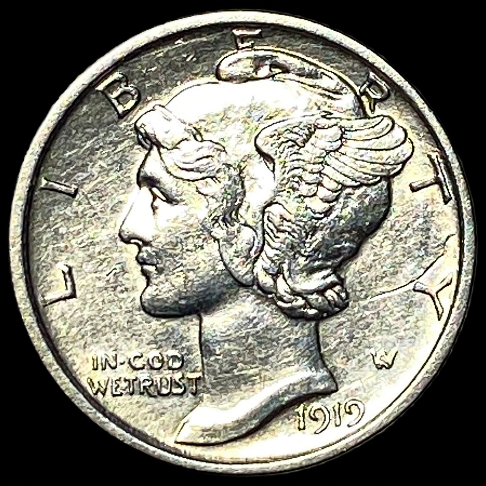 1919 Mercury Dime UNCIRCULATED (1 of 2)