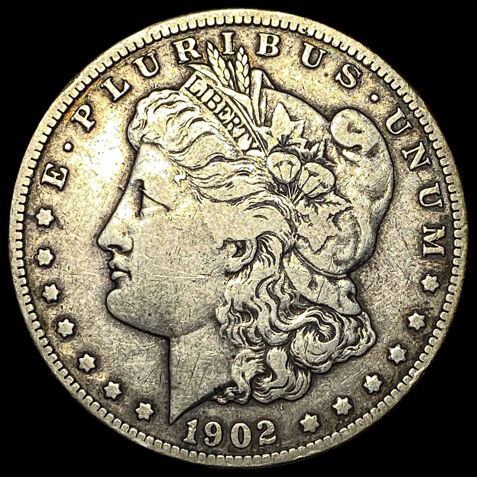 1902-S Silver Morgan Dollar ABOUT UNCIRCULATED: 1902-S Silver Morgan Dollar ABOUT UNCIRCULATED