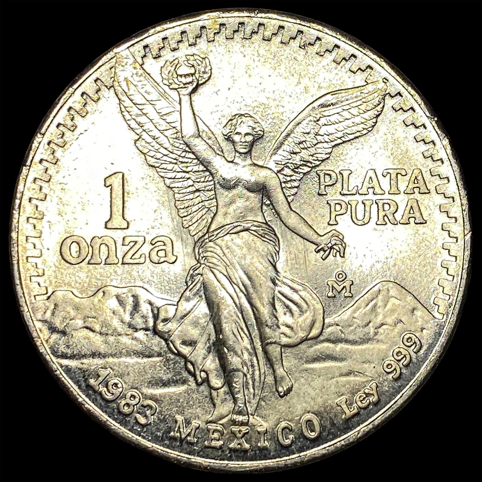 1983 Mexico Silver 1 Onza Libertad GEM BU: 1983 Mexico Silver 1 Onza Libertad GEM BU