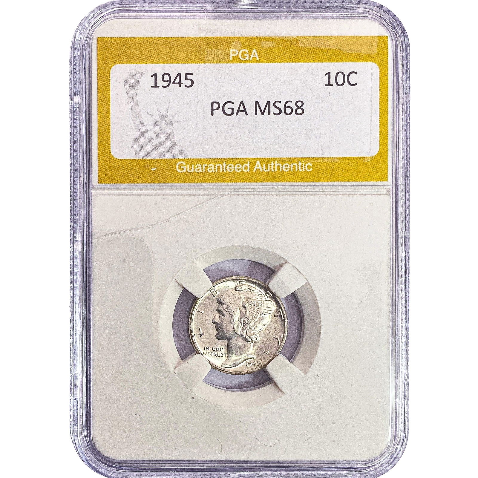 1945 Mercury Silver Dime PGA MS68 (1 of 2)