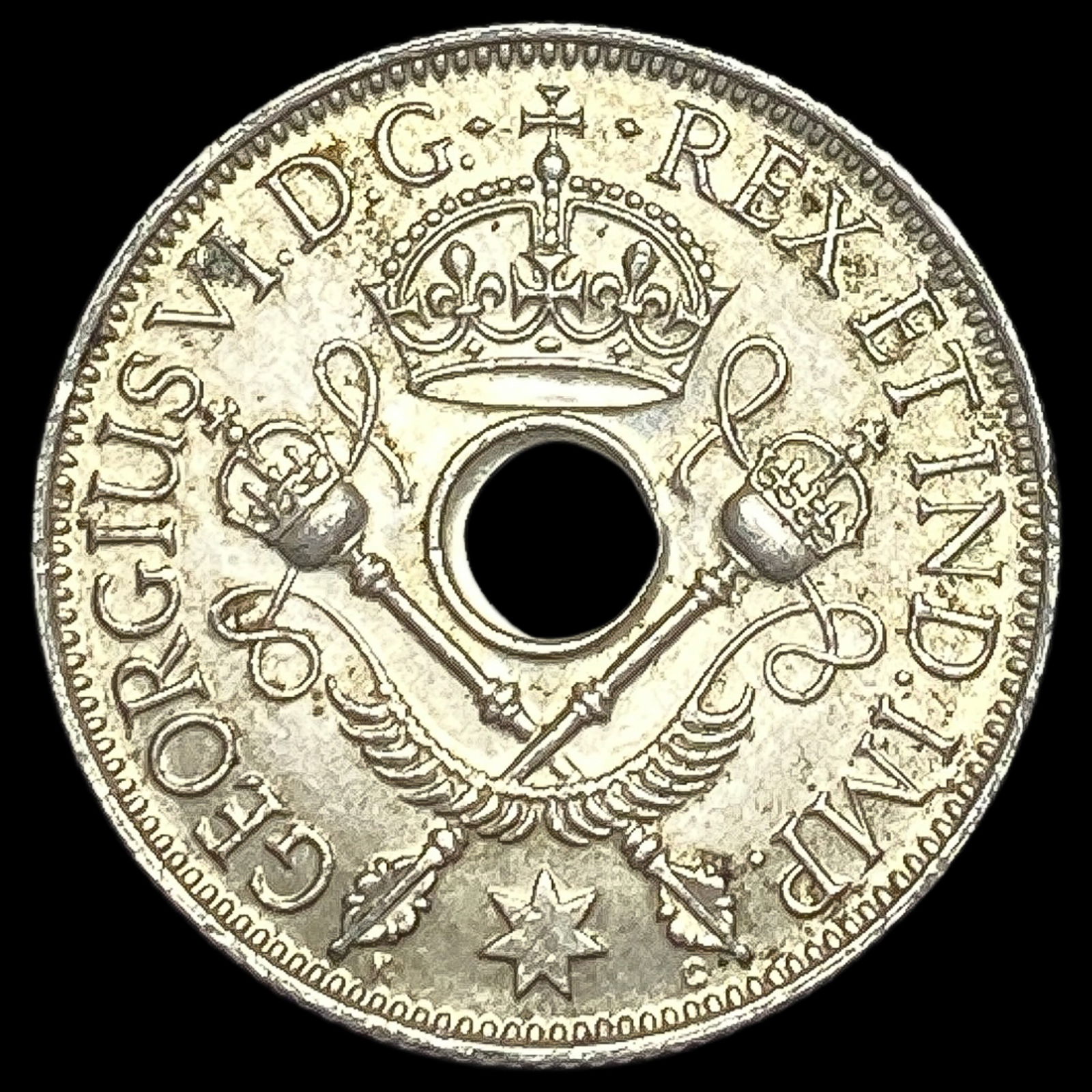 1945 New Guinea Silver Shilling UNCIRCULATED: 1945 New Guinea Silver Shilling UNCIRCULATED