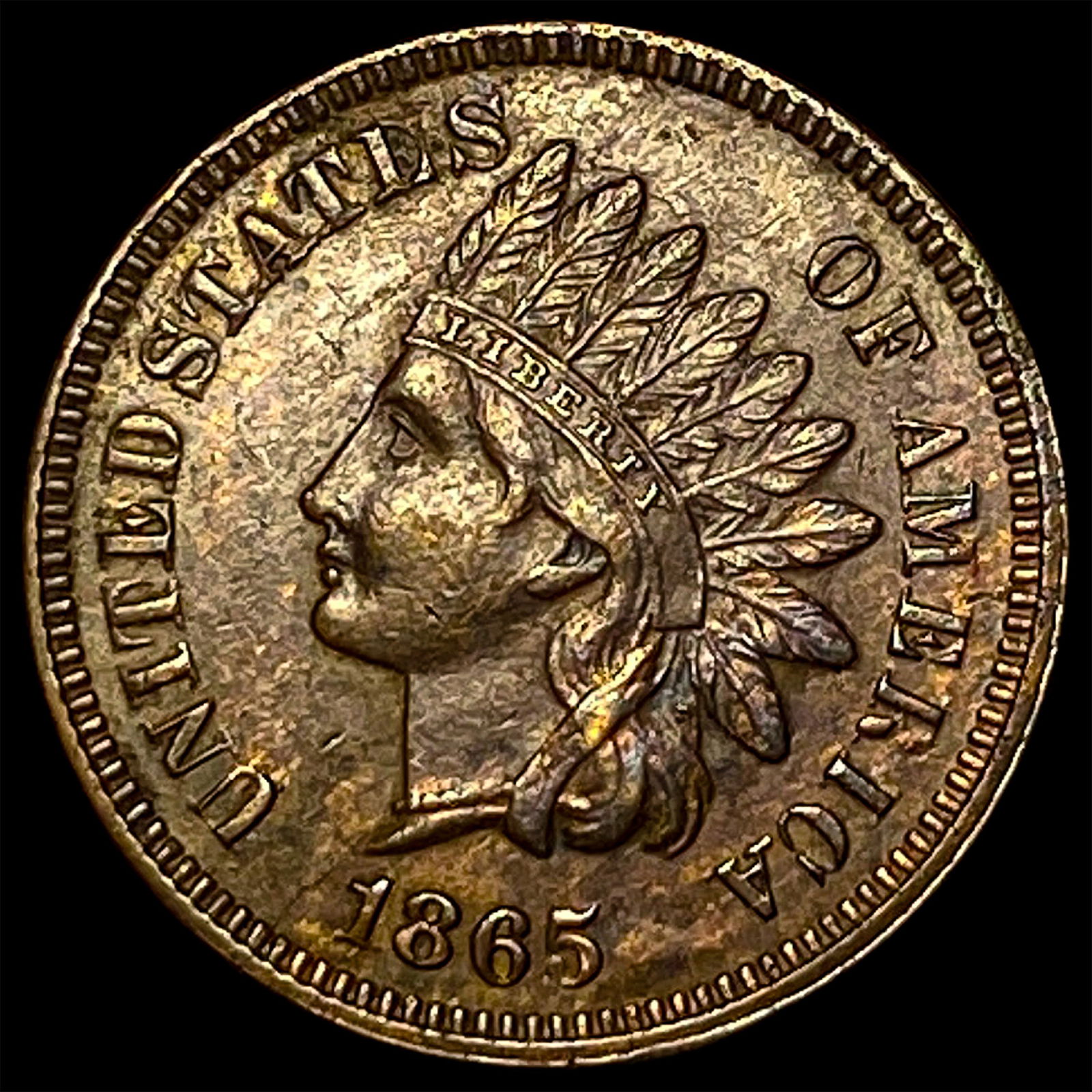 1865 Indian Head Cent HIGH GRADE (1 of 2)