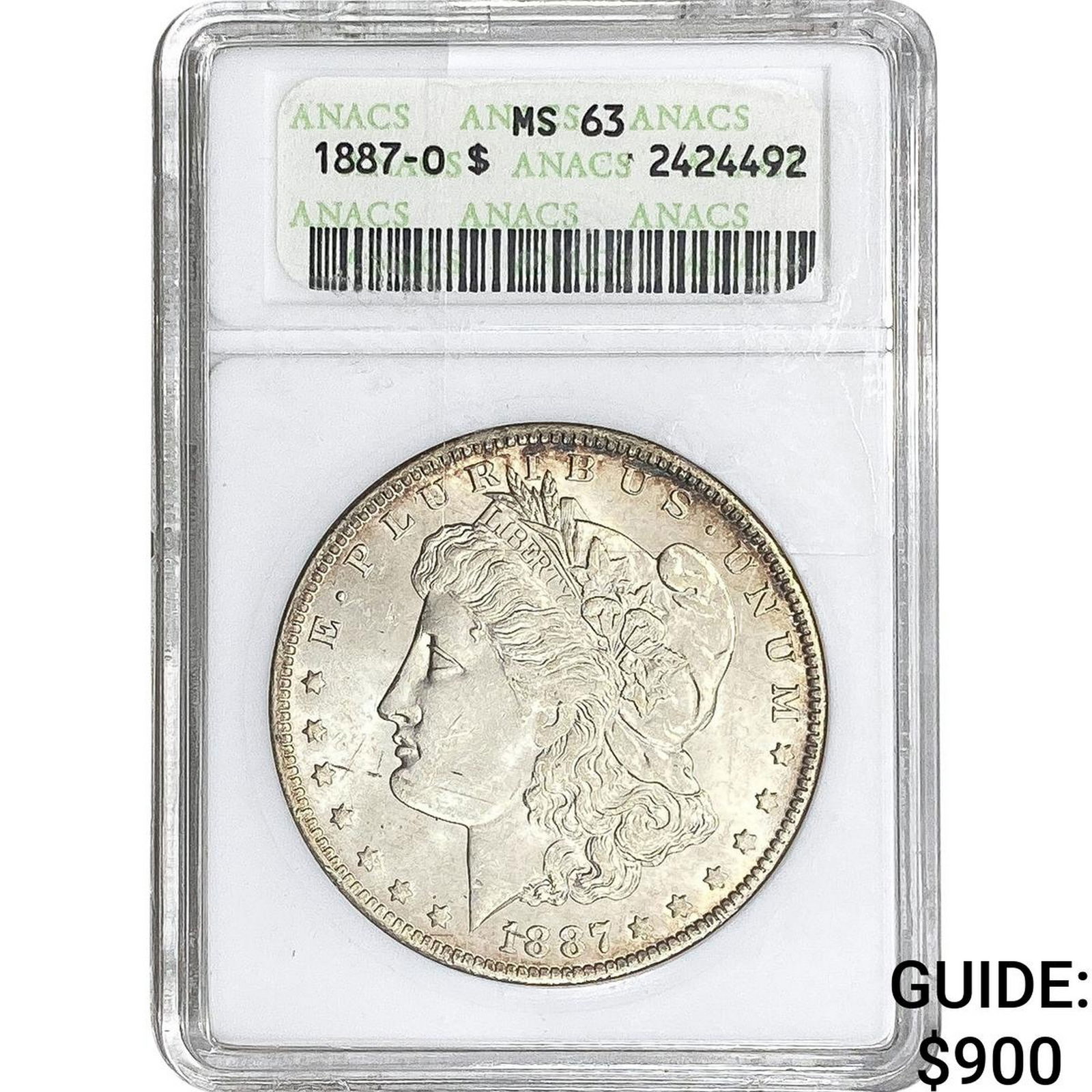 1887-O Morgan Silver Dollar ANACS MS63 (1 of 2)