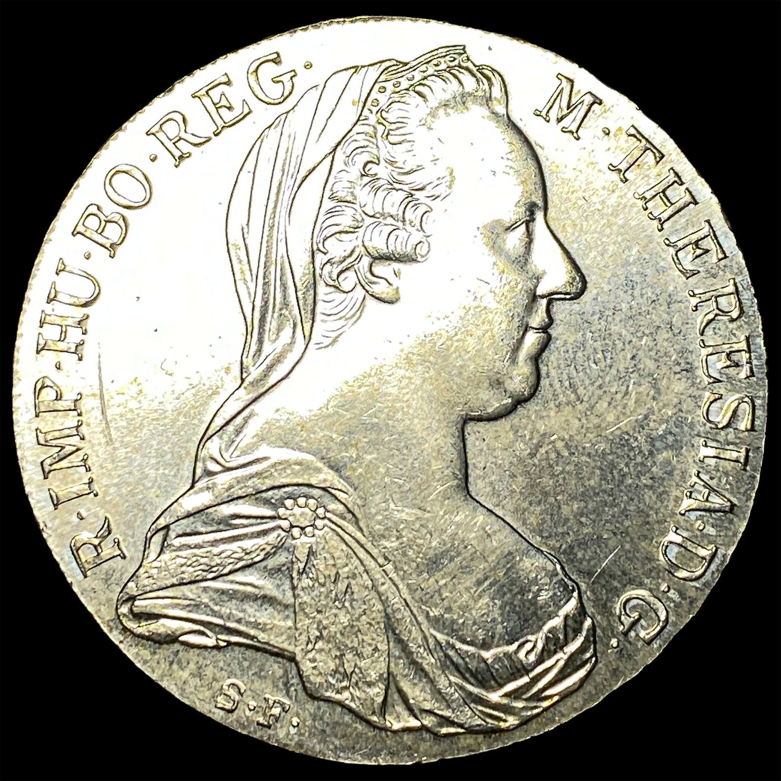 1780 Silver Maria Theresa Thaler GEM BU: 1780 Silver Maria Theresa Thaler GEM BU