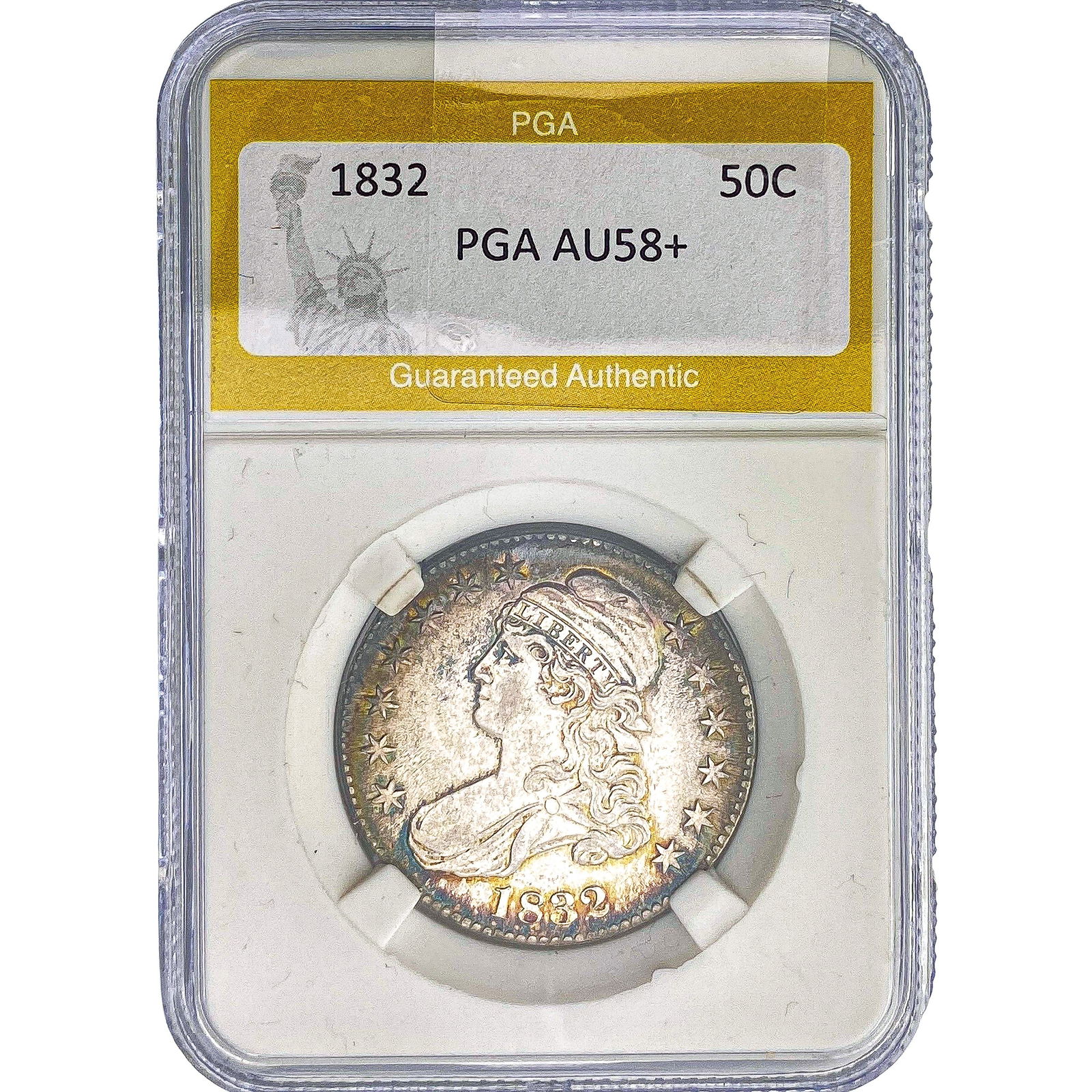 1832 Capped Bust Half Dollar PGA AU58+ (1 of 2)