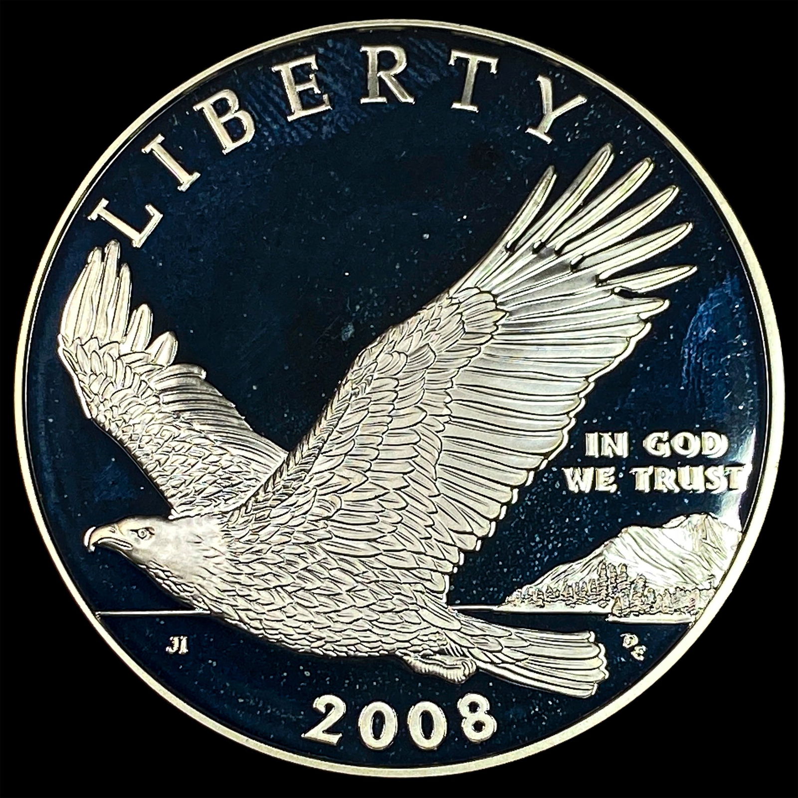 2008-P Bald Eagle Commemorative Silver Dollar SUPERB GEM BU (1 of 2)