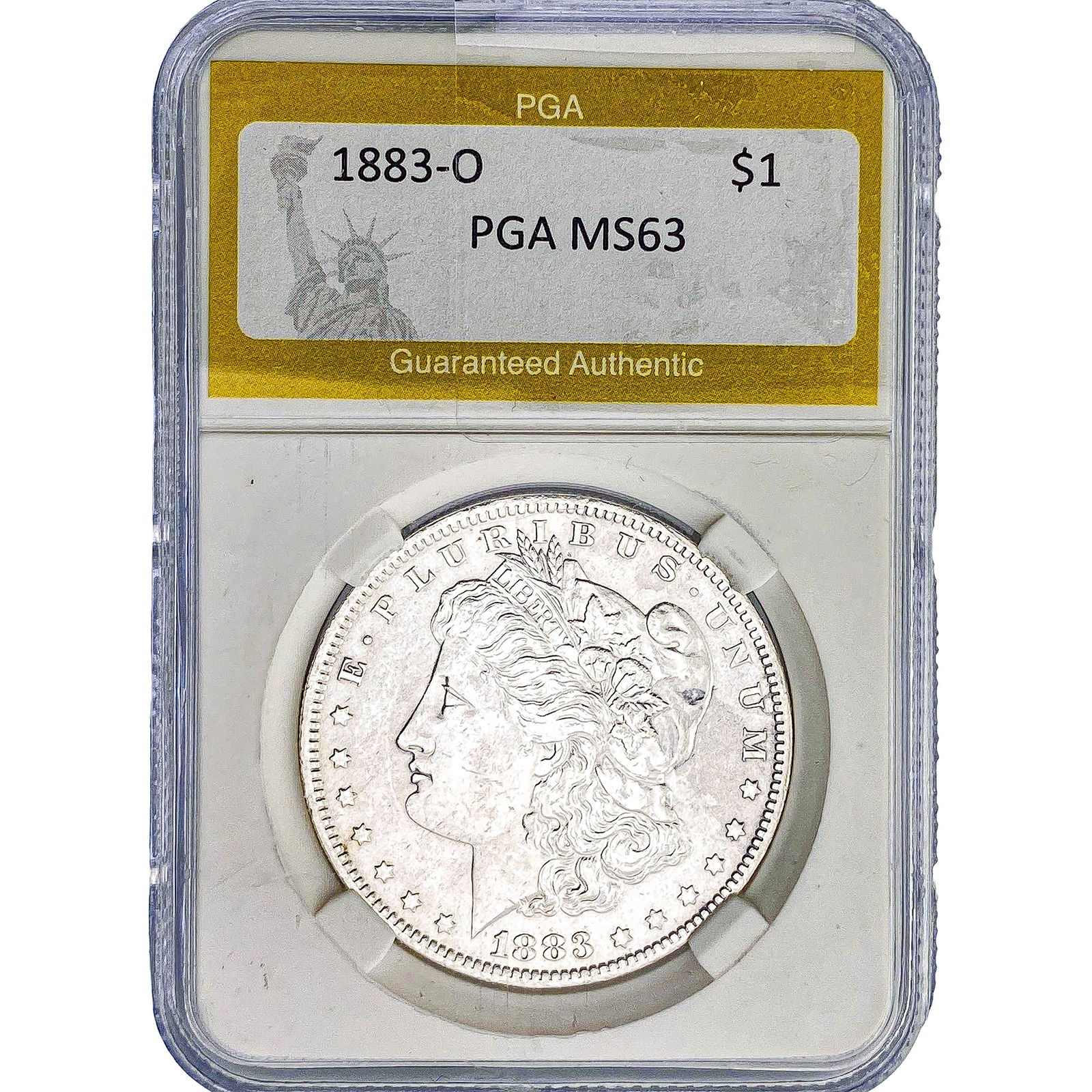1883-O Morgan Silver Dollar PGA MS63 (1 of 2)