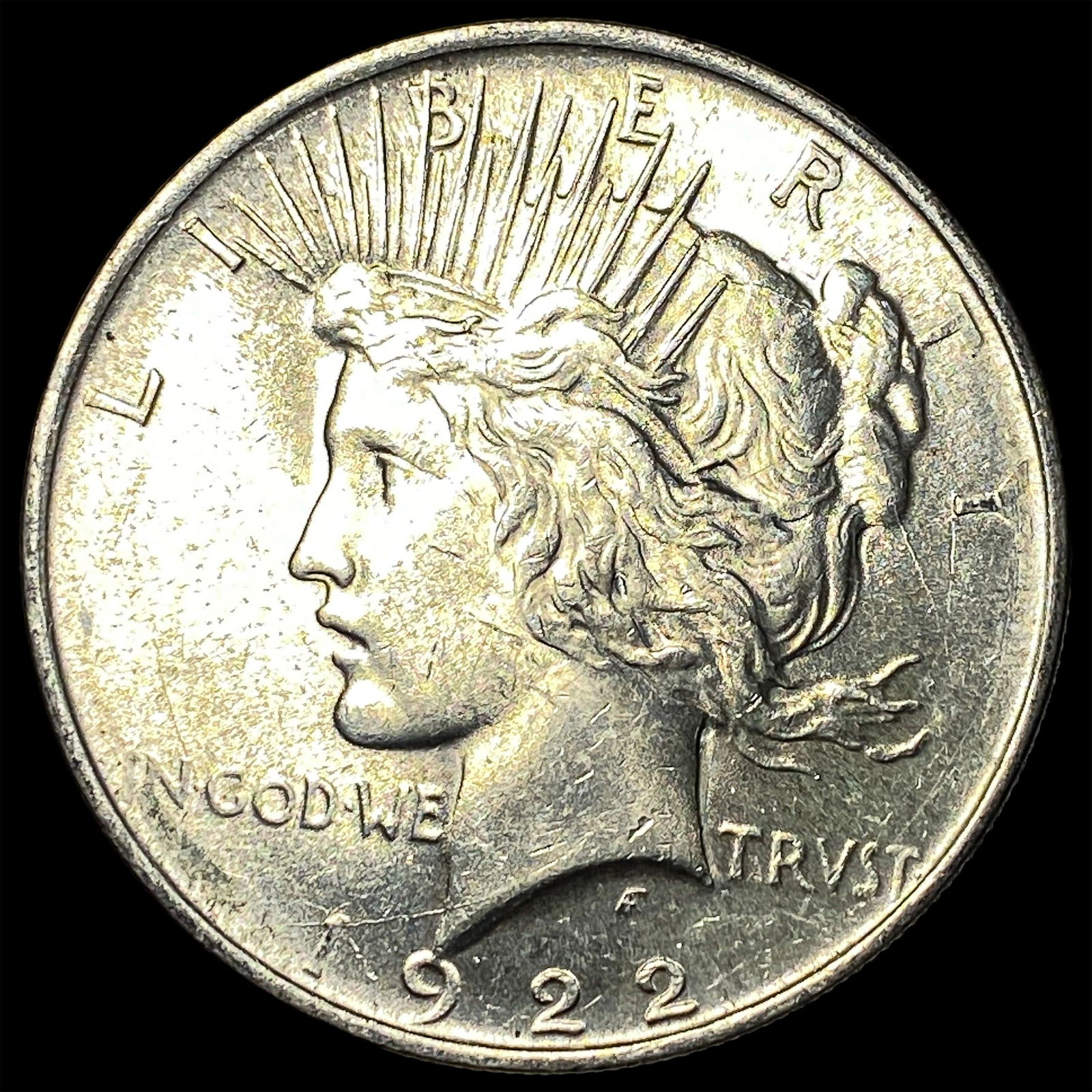 1922 Silver Peace Dollar GEM BU: 1922 Silver Peace Dollar GEM BU