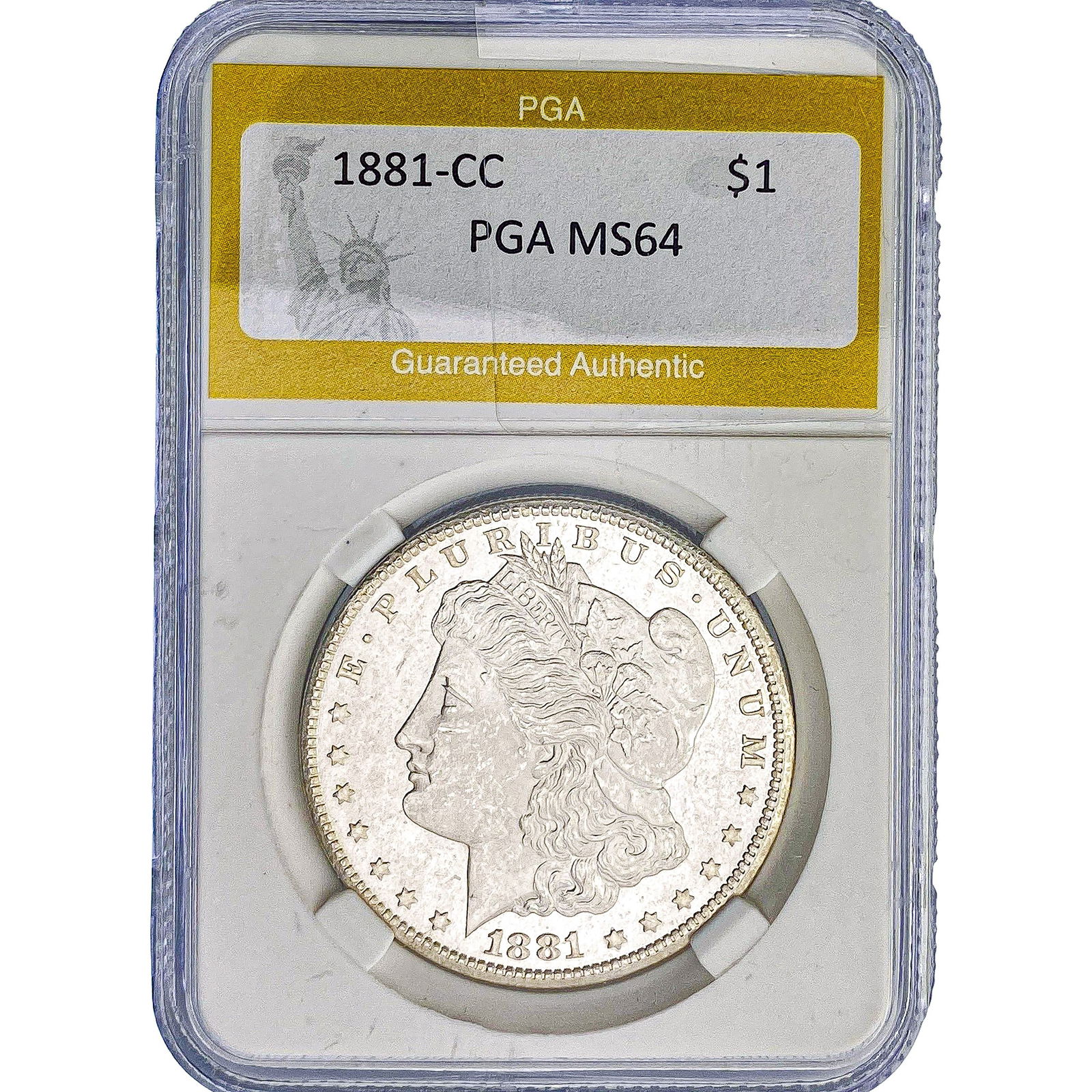 1881-CC Morgan Silver Dollar PGA MS64 (1 of 2)