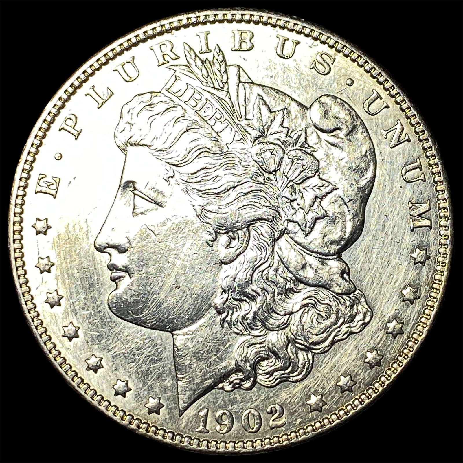 1902 Morgan Silver Dollar CHOICE AU: 1902 Morgan Silver Dollar CHOICE AU
