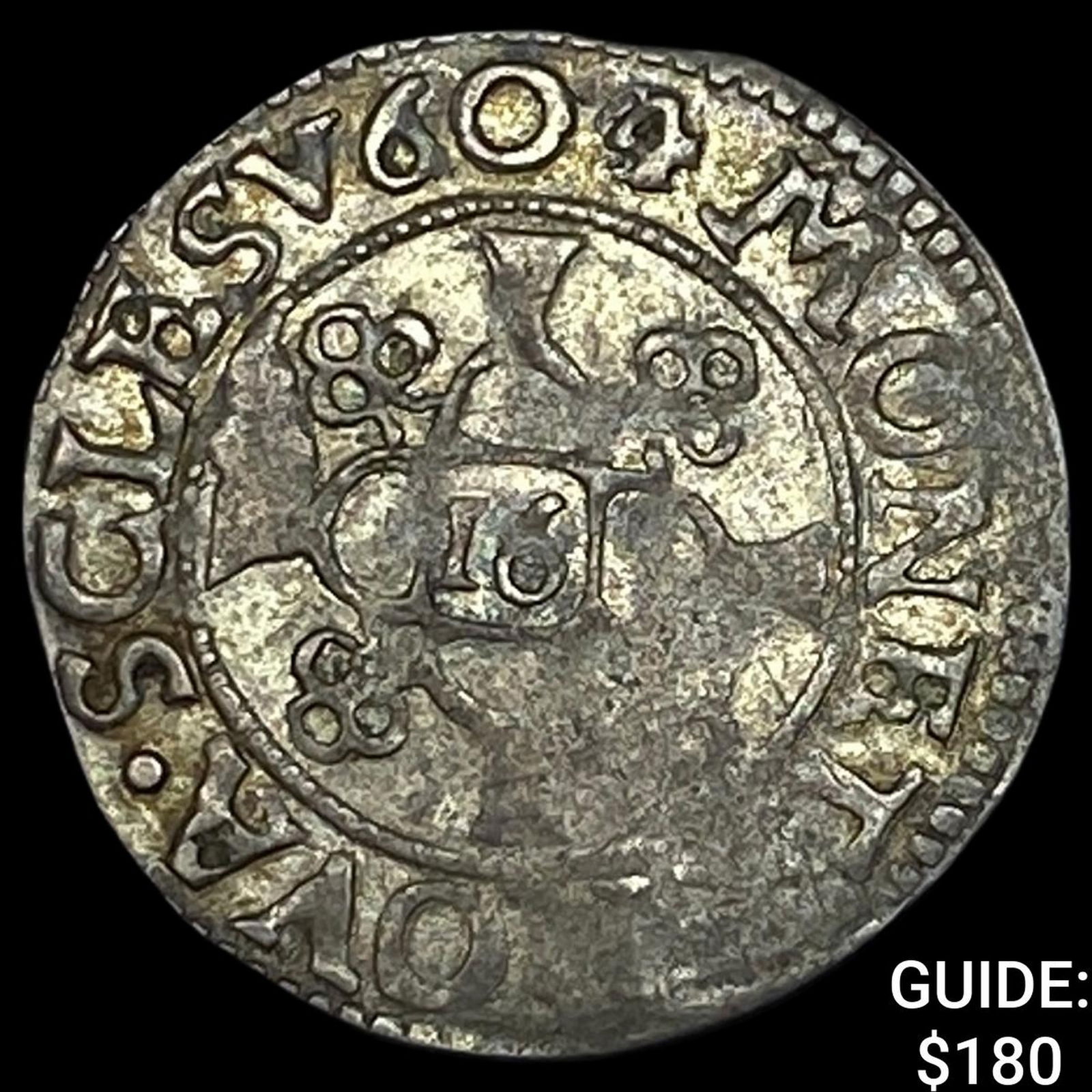 Germany Johann Adolf Silver 1/16th Thaler NEARLY UNCIRCULATED: Germany Johann Adolf Silver 1/16th Thaler NEARLY UNCIRCULATED