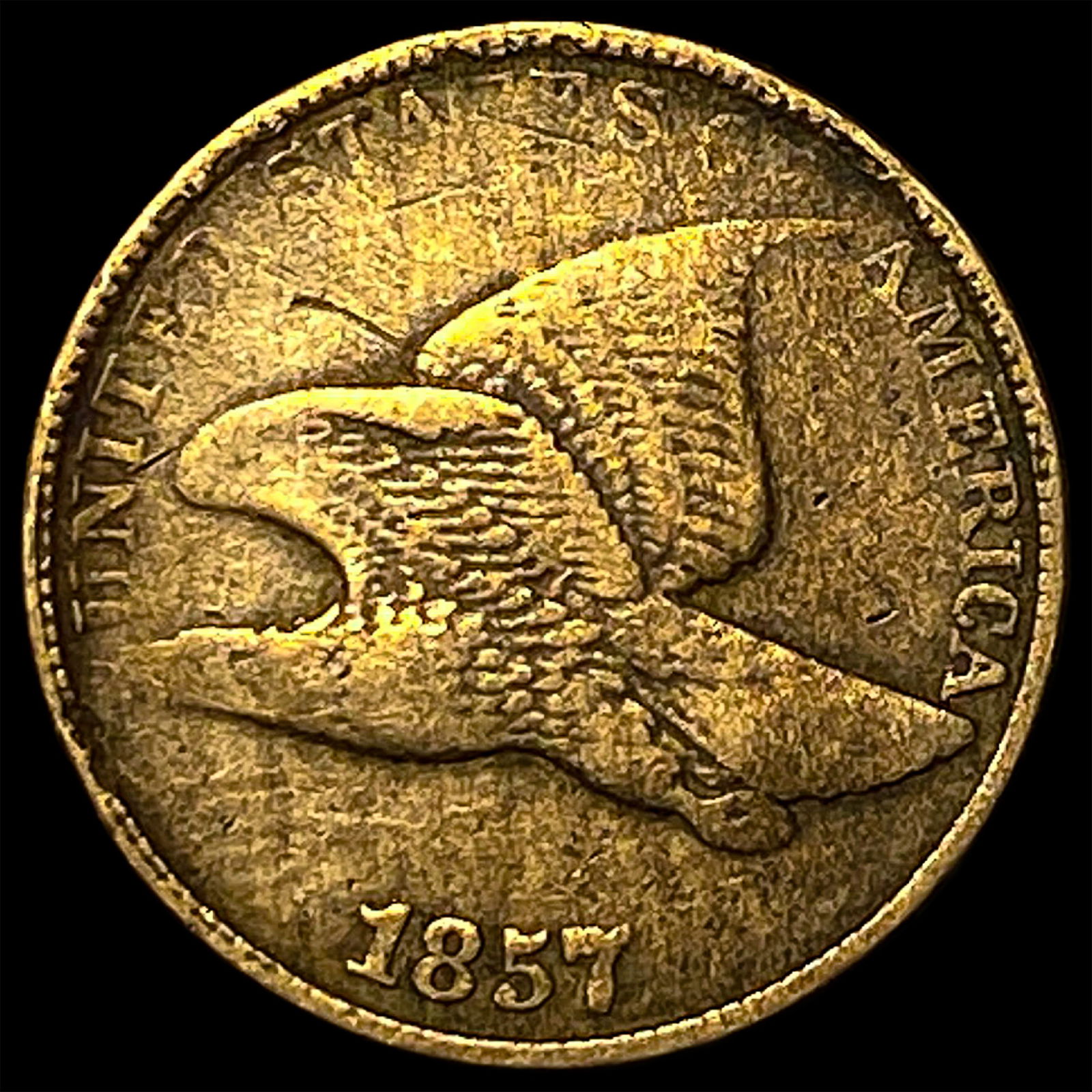 1857 Flying Eagle Cent HIGH GRADE (1 of 2)