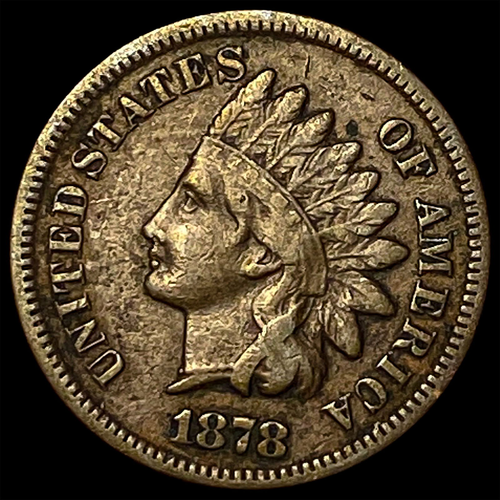 1878 Indian Head Cent HIGH GRADE (1 of 2)