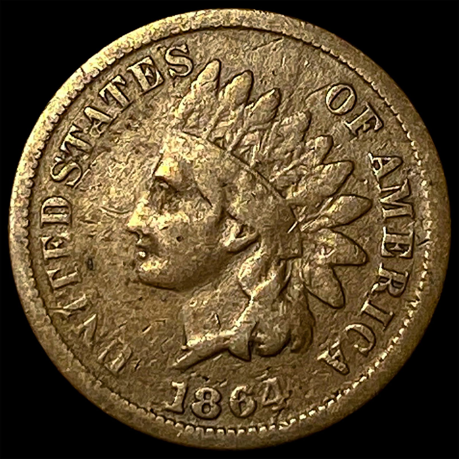 1864 Bronze Indian Head Cent HIGH GRADE: 1864 Bronze Indian Head Cent HIGH GRADE