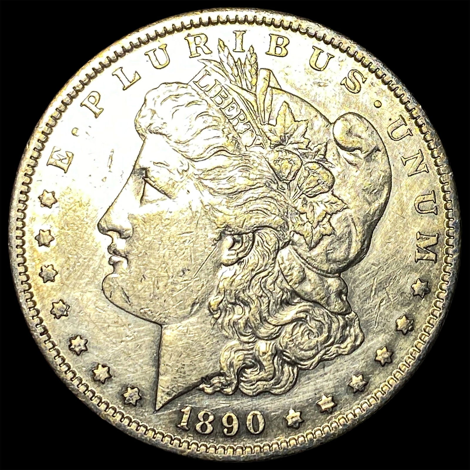 1890-S Silver Morgan Dollar CLOSELY UNCIRCULATED (1 of 2)