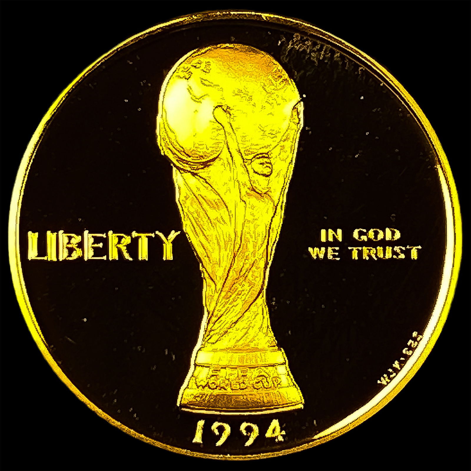 1994-W Gold $5 World Cup Commemorative SUPERB GEM BU (1 of 2)
