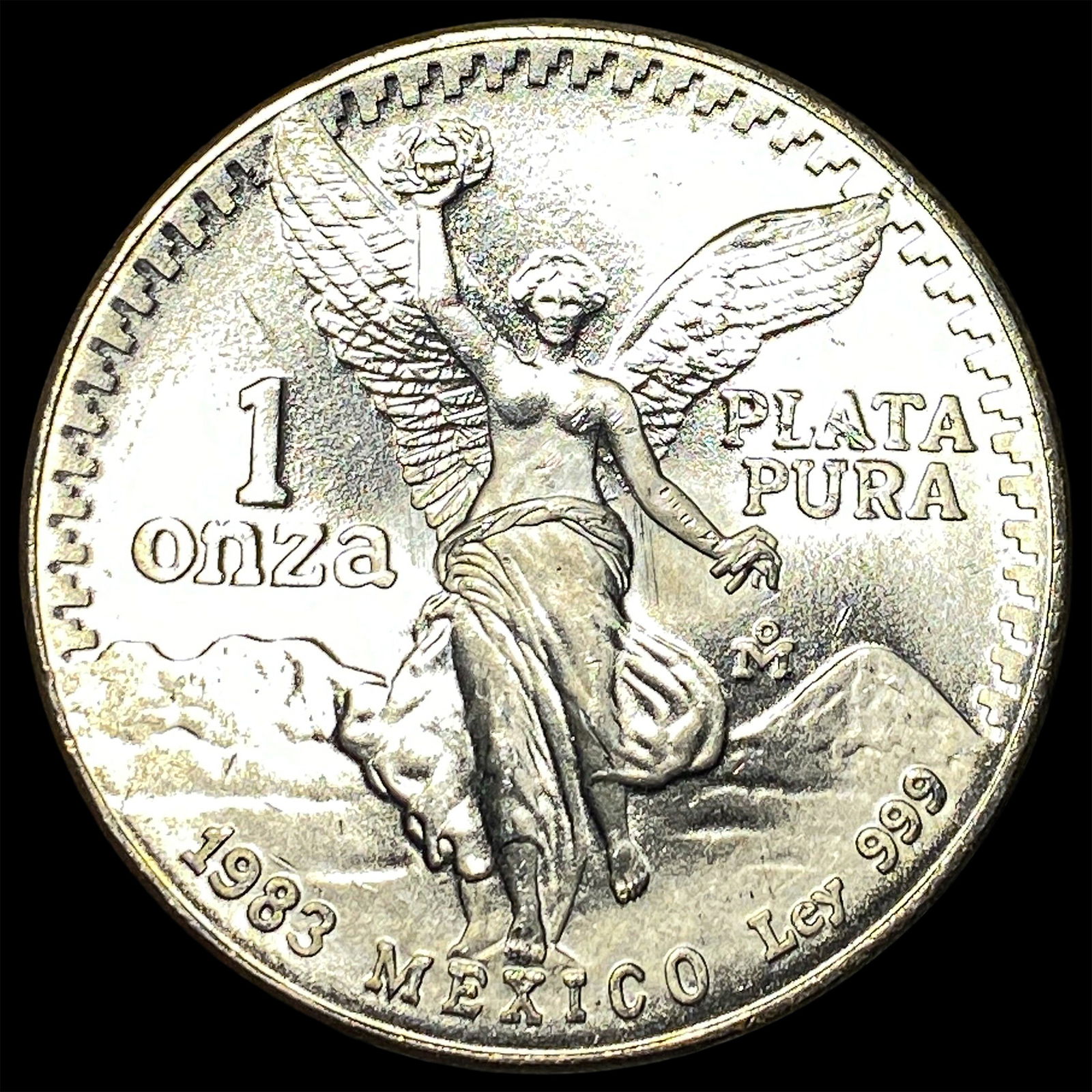 1983 Mexico Silver 1 Onza Libertad GEM BU (1 of 2)
