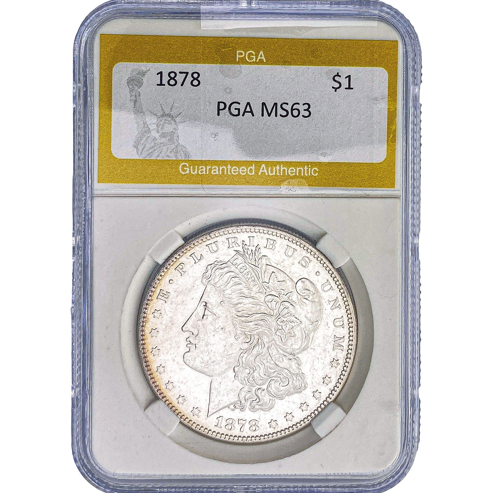 1878 Morgan Silver Dollar PGA MS63 (1 of 2)
