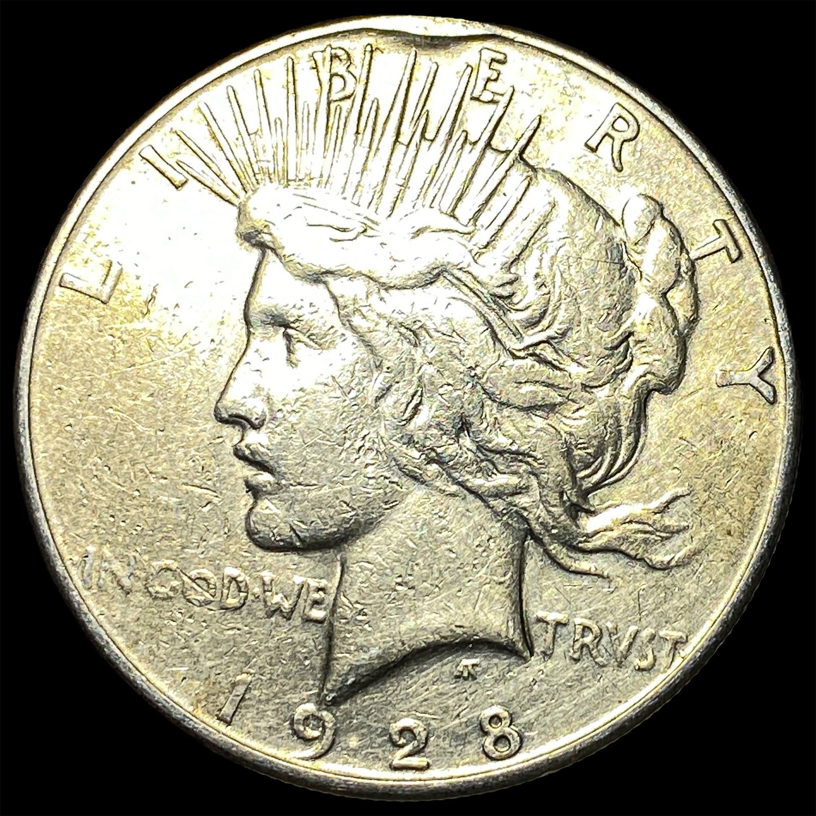 1928 Peace Silver Dollar CLOSELY UNCIRCULATED (1 of 2)