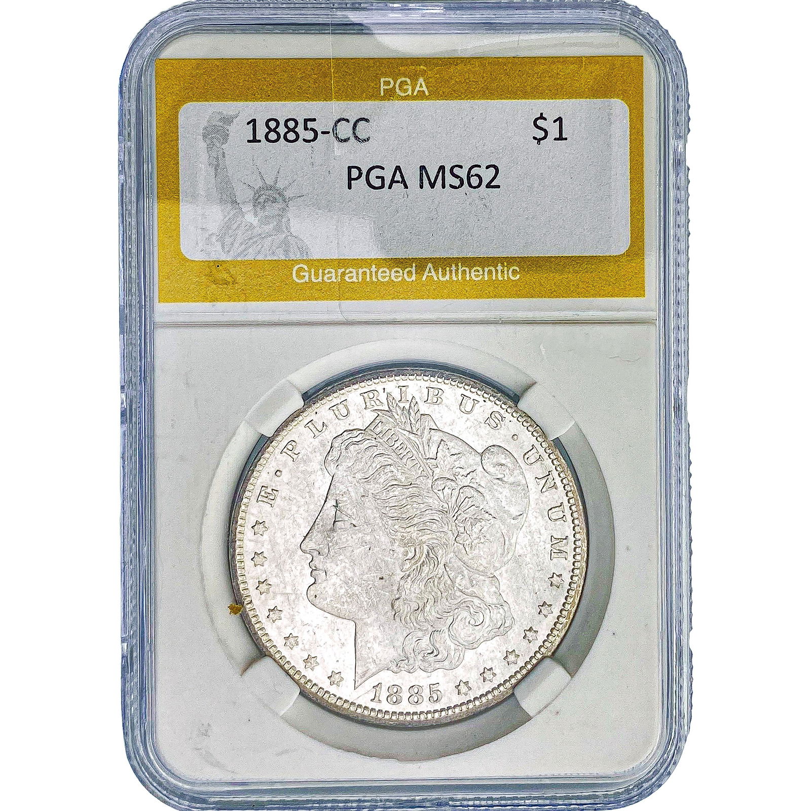 1885-CC Morgan Silver Dollar PGA MS62 (1 of 2)