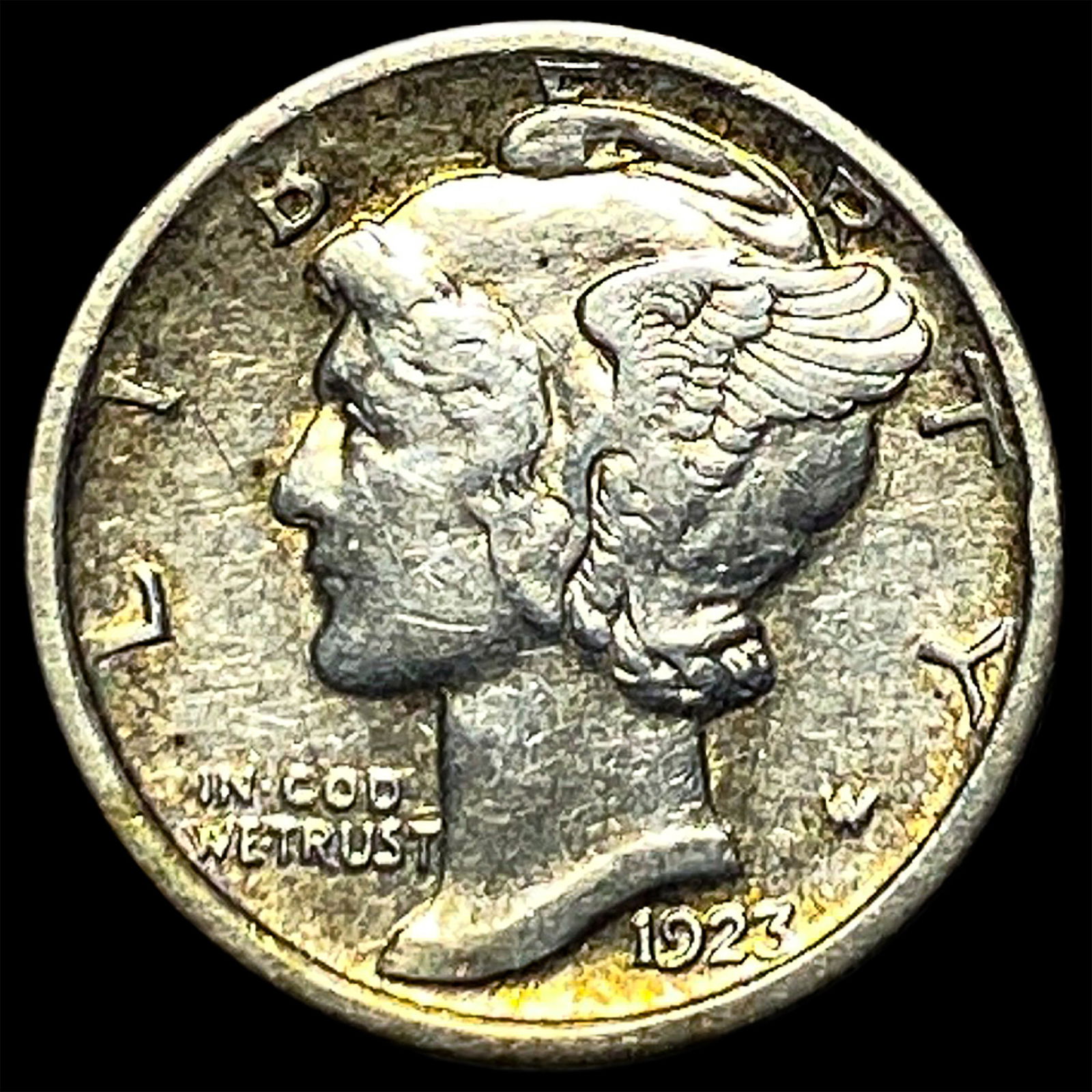 1923 Mercury Dime NICELY CIRCULATED (1 of 2)