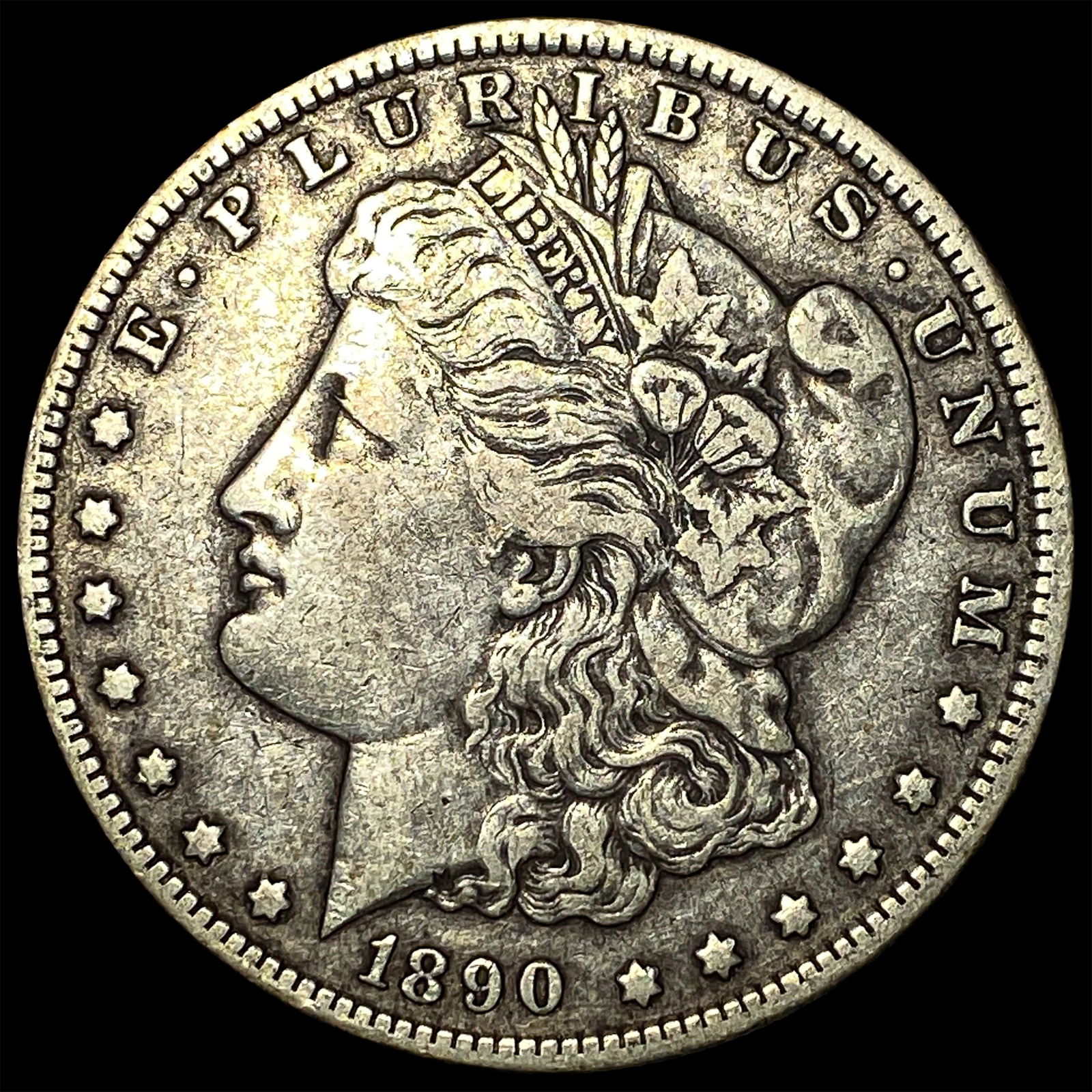 1890-O Silver Morgan Dollar ABOUT UNCIRCULATED: 1890-O Silver Morgan Dollar ABOUT UNCIRCULATED
