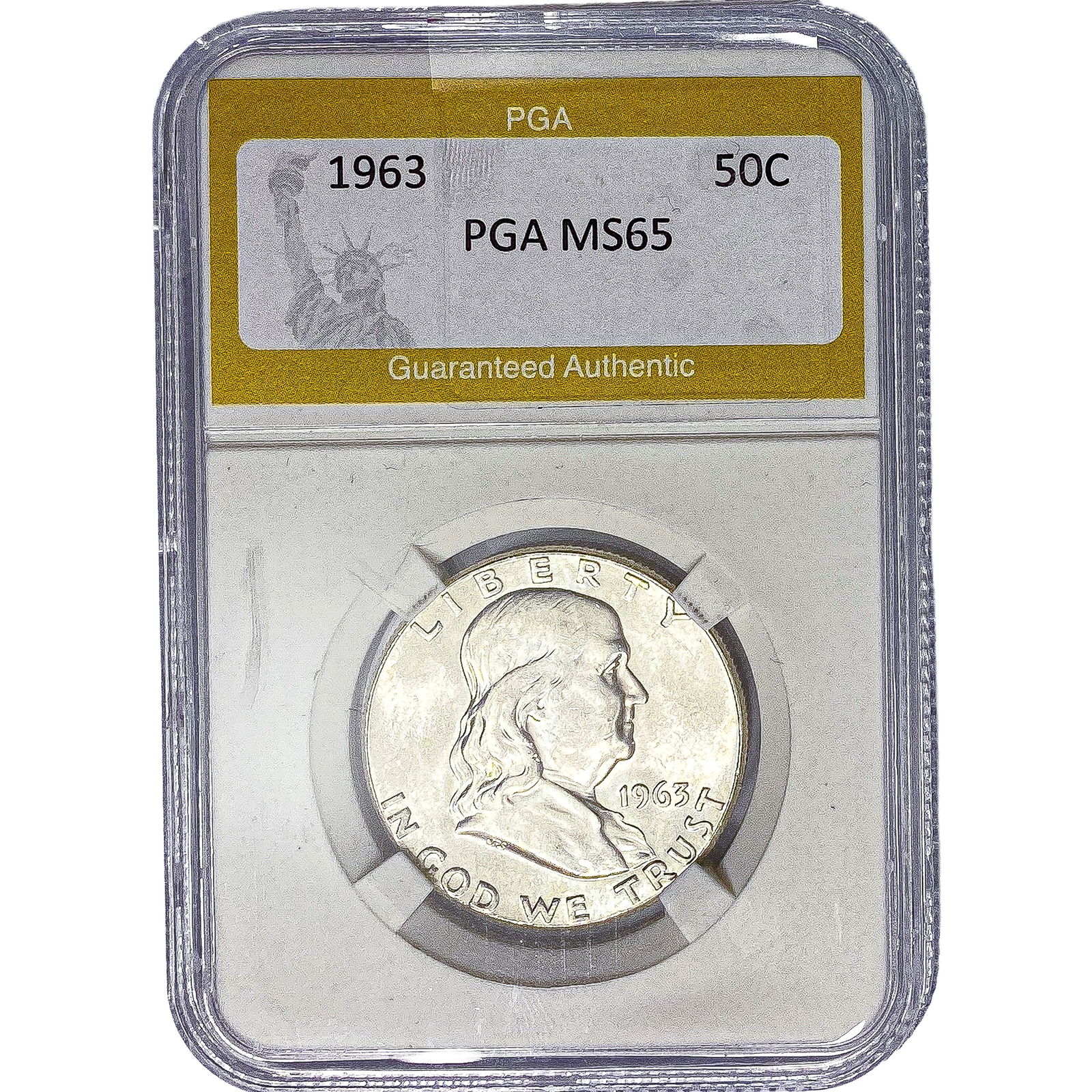 1963 Franklin Half Dollar PGA MS65 (1 of 2)