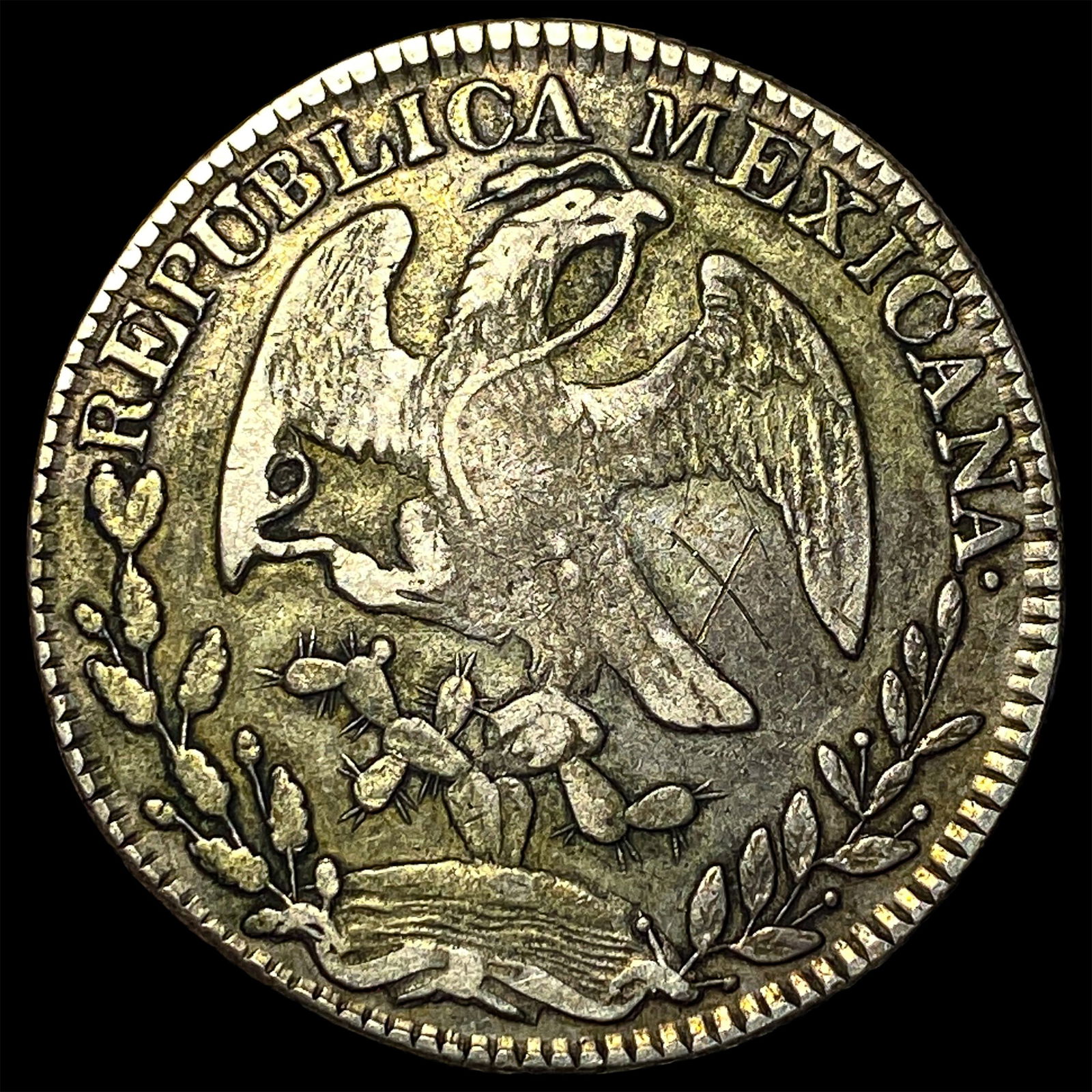 1847-Mo AM Mexico Silver 8 Reales NEARLY UNCIRCULATED (1 of 2)