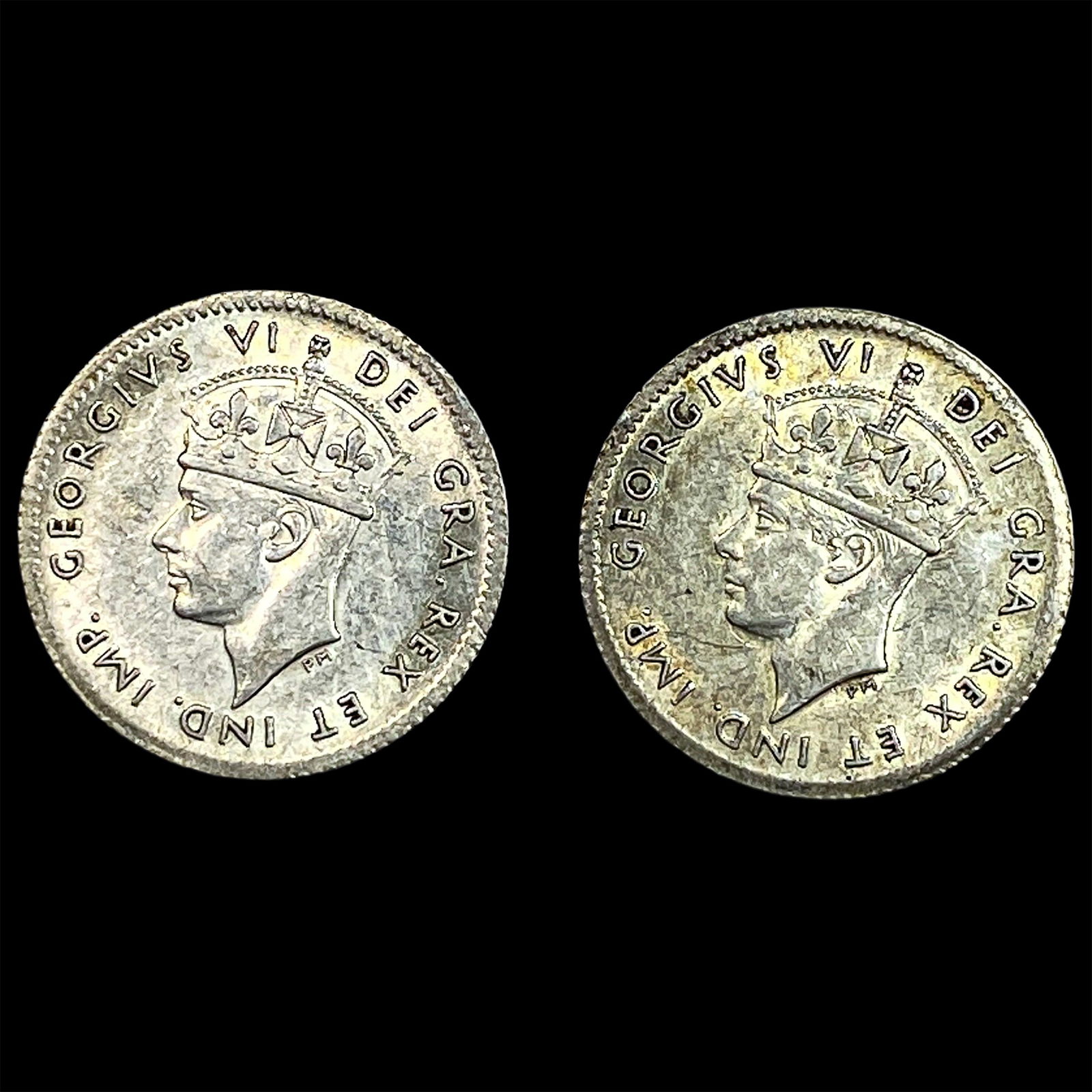 1941 Newfoundland Silver 5 Cents 1943 Newfoundland Silver 5 Cents HIGH GRADE (1 of 2)