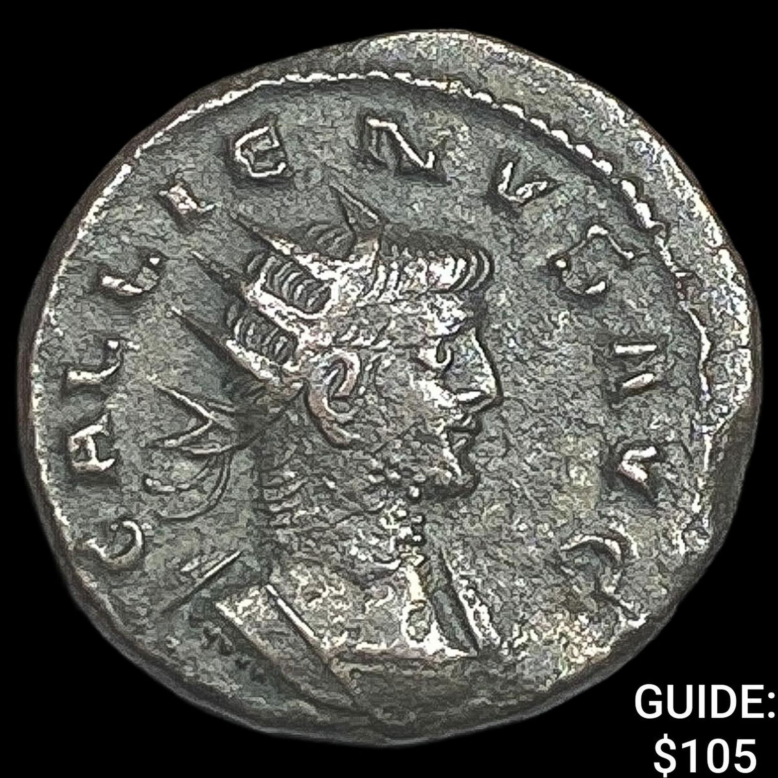 Roman Gallienus 253-268 AD BI Dbl Denarius CHOICE AU (1 of 2)