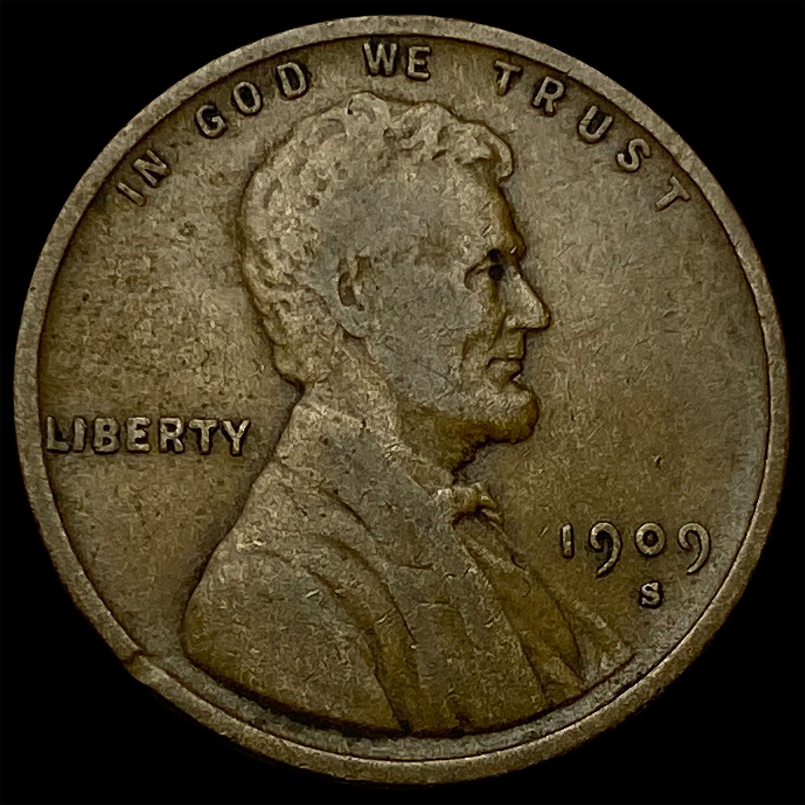 1909-S Lincoln Wheat Cent NICELY CIRCULATED (1 of 2)