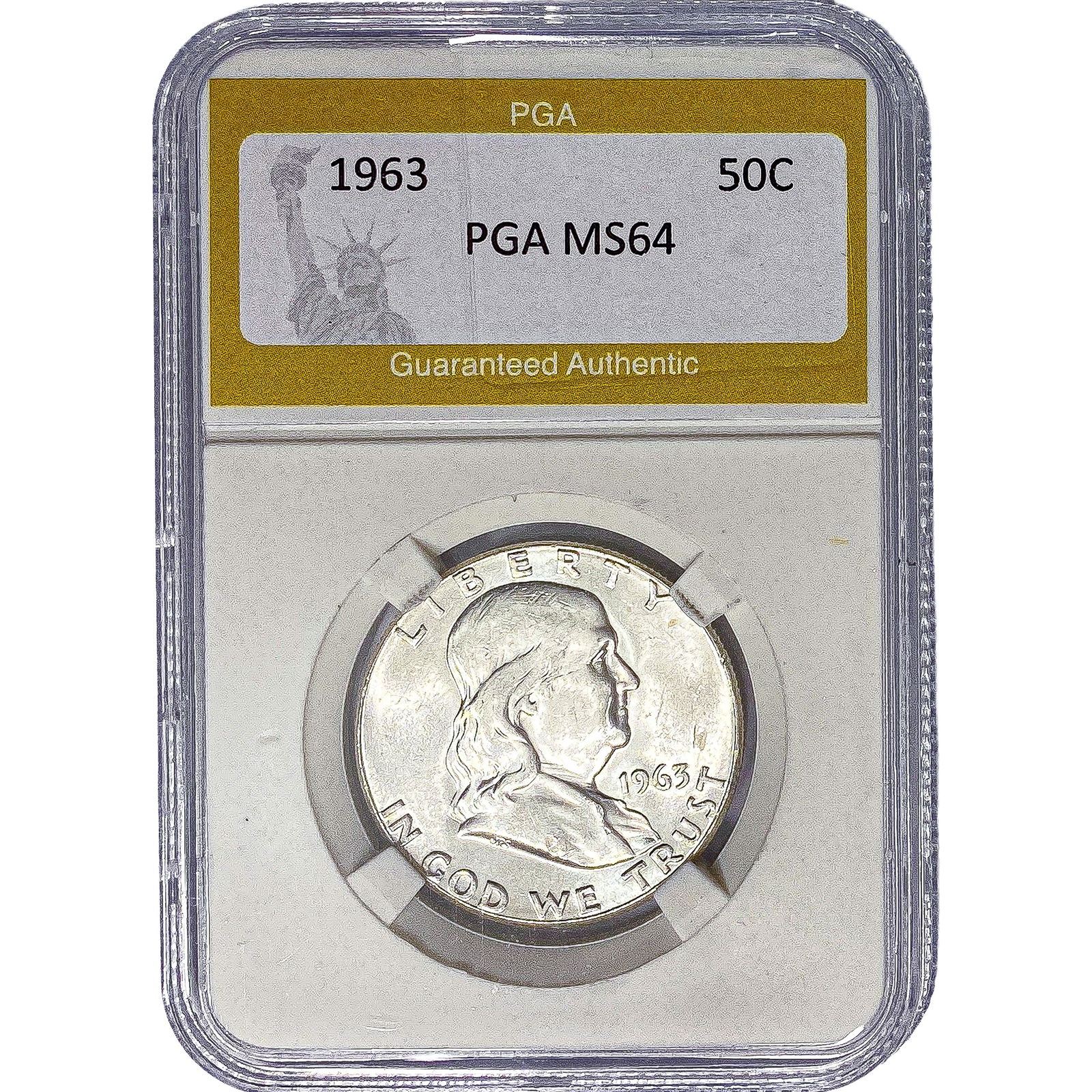 1963 Franklin Half Dollar PGA MS64 (1 of 2)