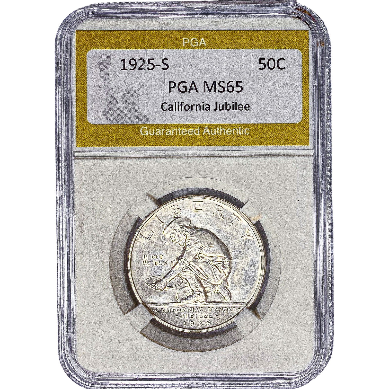 1925-S Jubilee Half Dollar PGA MS65 (1 of 2)