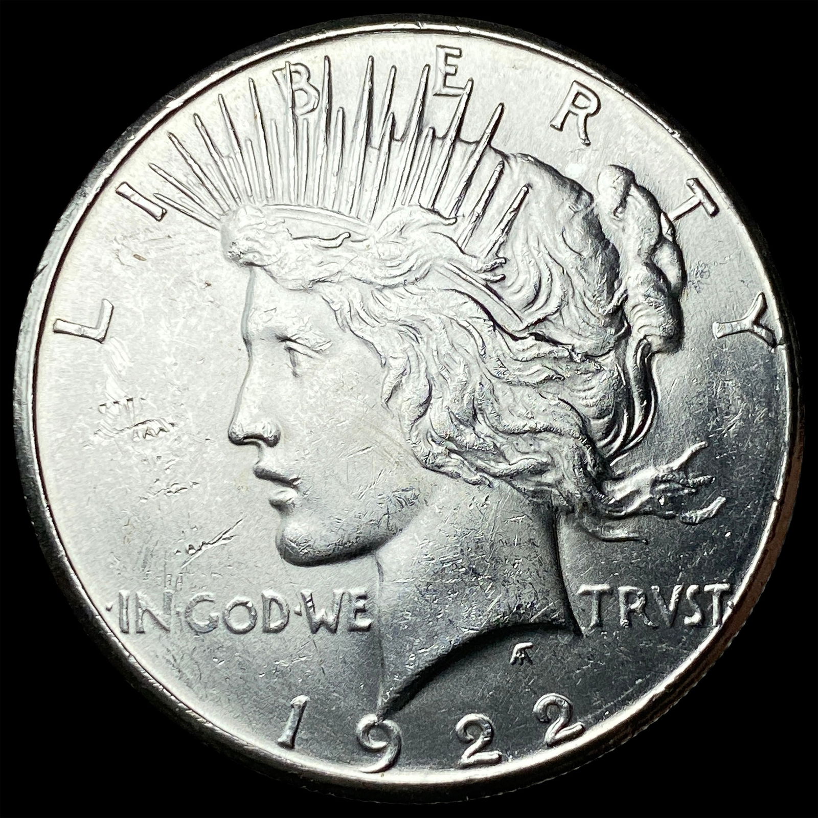 1922 Silver Peace Dollar UNCIRCULATED: 1922 Silver Peace Dollar UNCIRCULATED