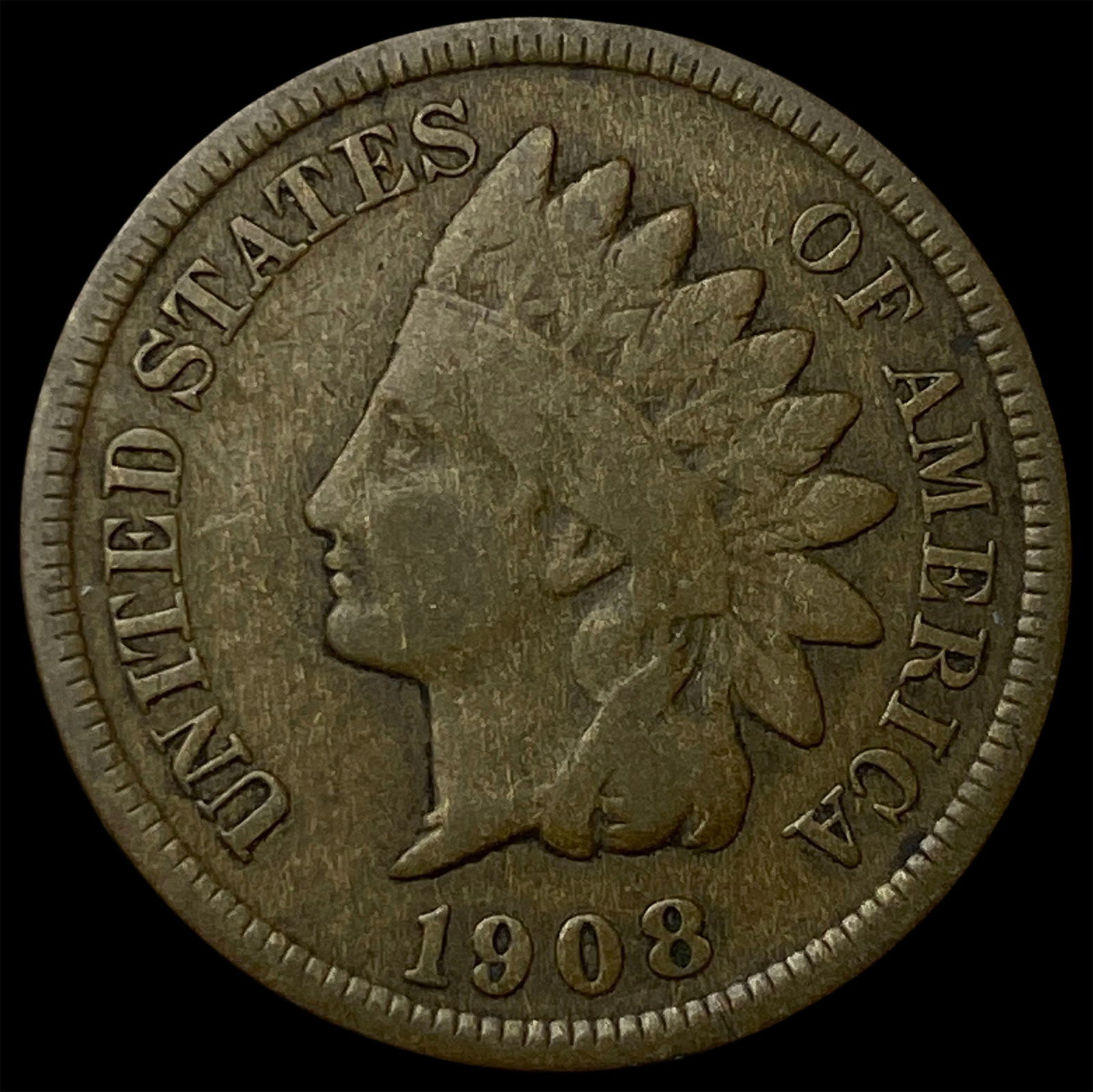 1908-S Indian Head Cent UNCIRCULATED (1 of 2)