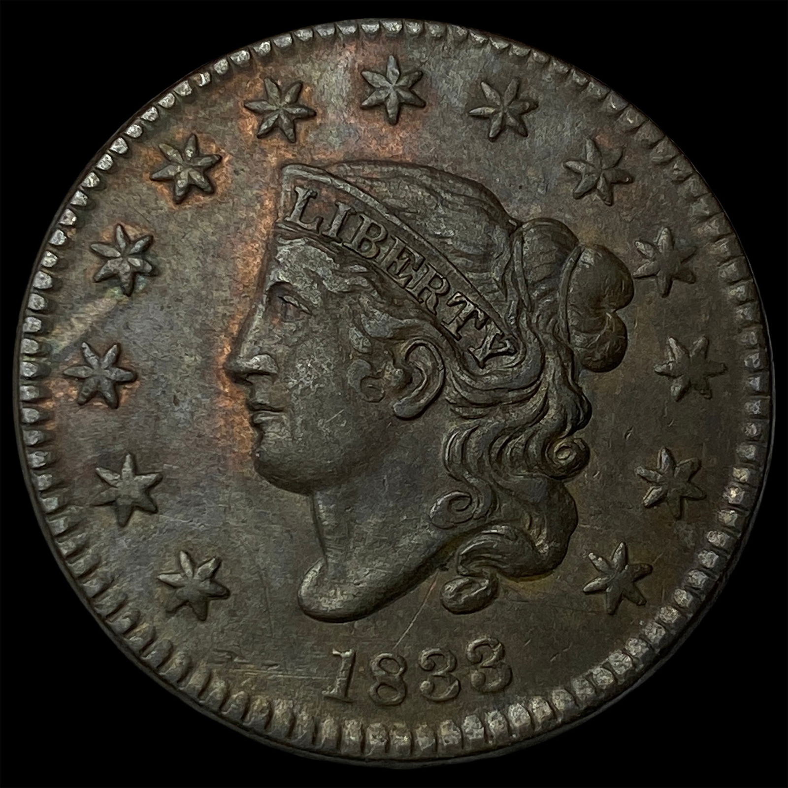 1833 Coronet Head Large Cent HIGH GRADE (1 of 2)