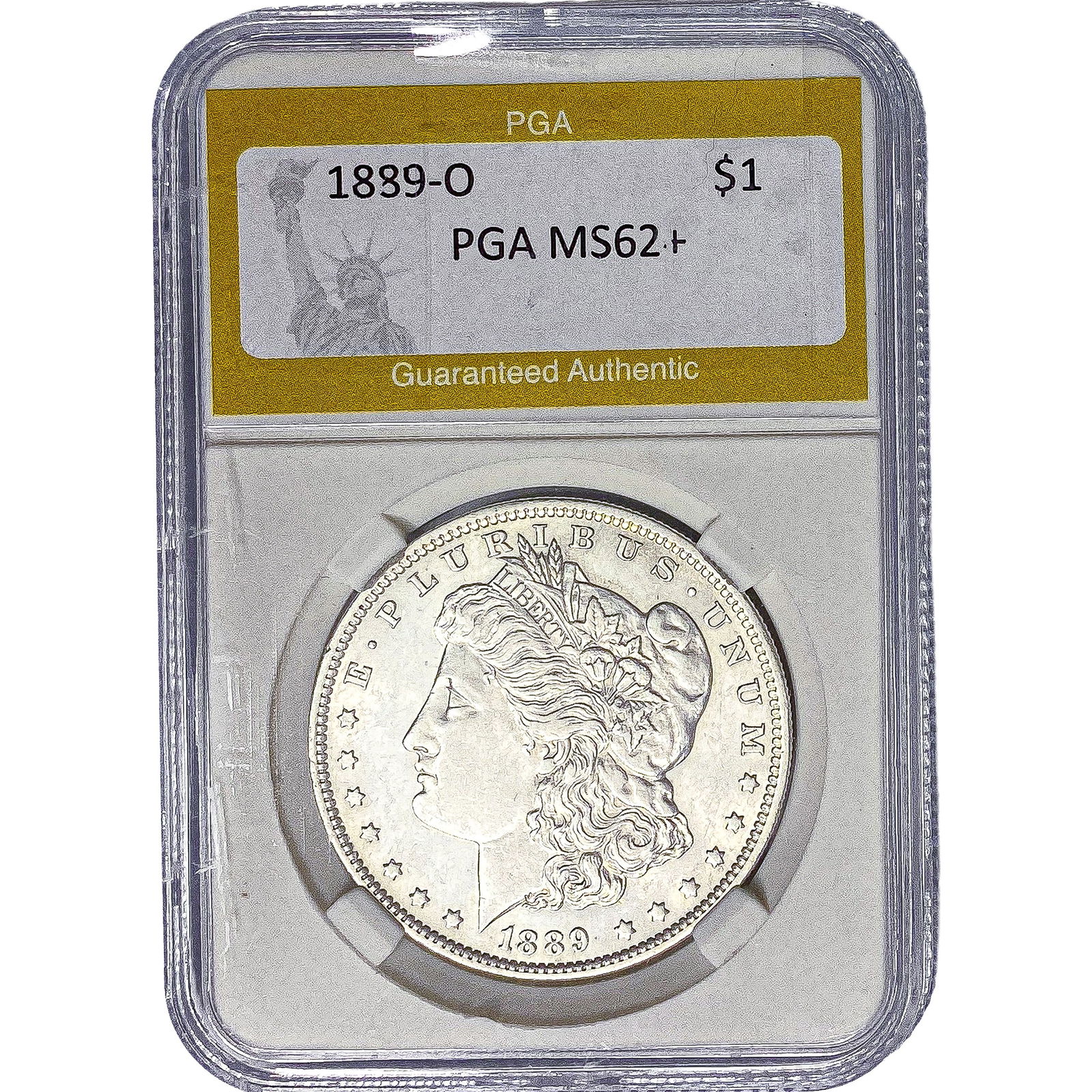 1889-O Morgan Silver Dollar PGA MS62+ (1 of 2)