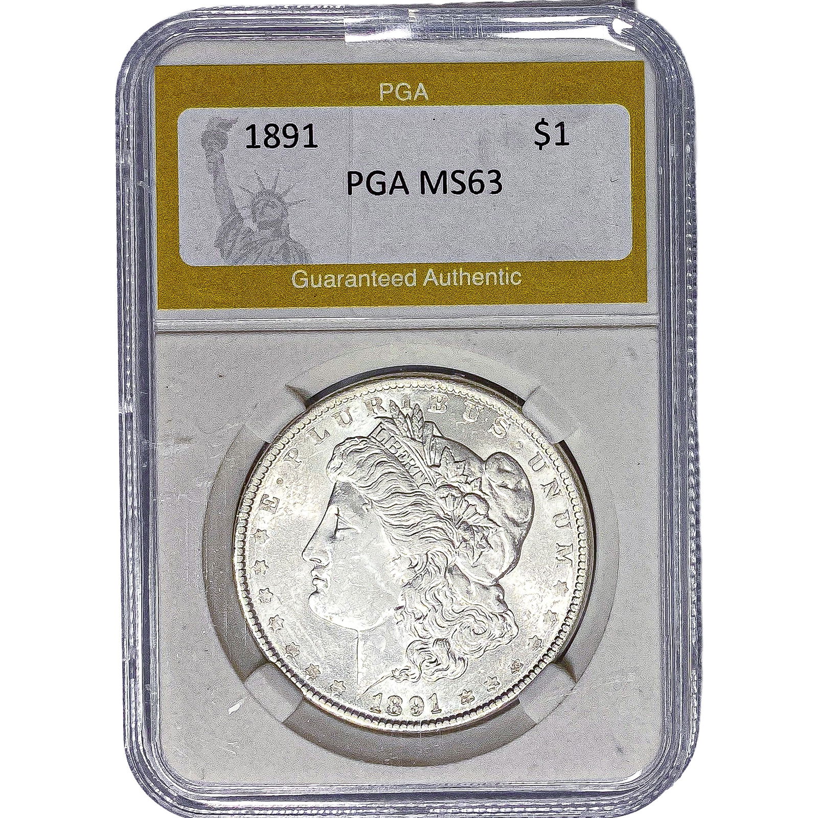 1891 Morgan Silver Dollar PGA MS63 (1 of 2)