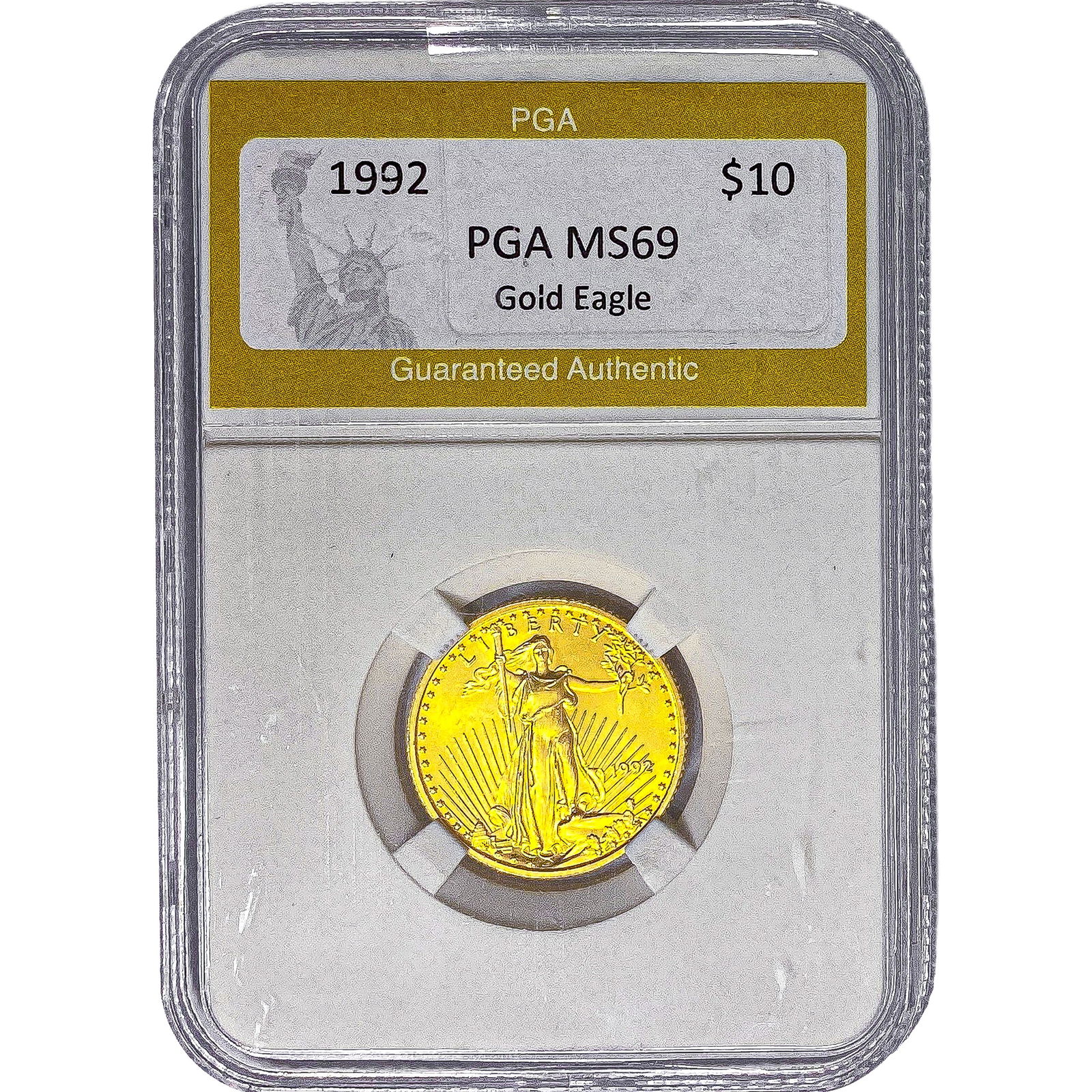1992 1/4oz $10 Gold Eagle PGA MS69 (1 of 2)