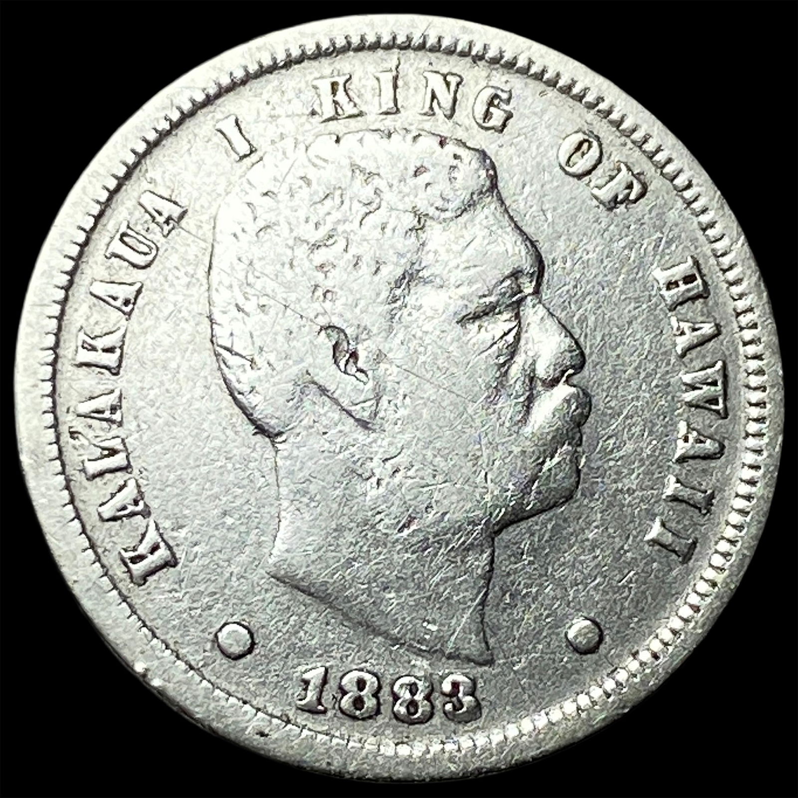 1883 Hawaii Silver Dime HIGH GRADE: 1883 Hawaii Silver Dime HIGH GRADE