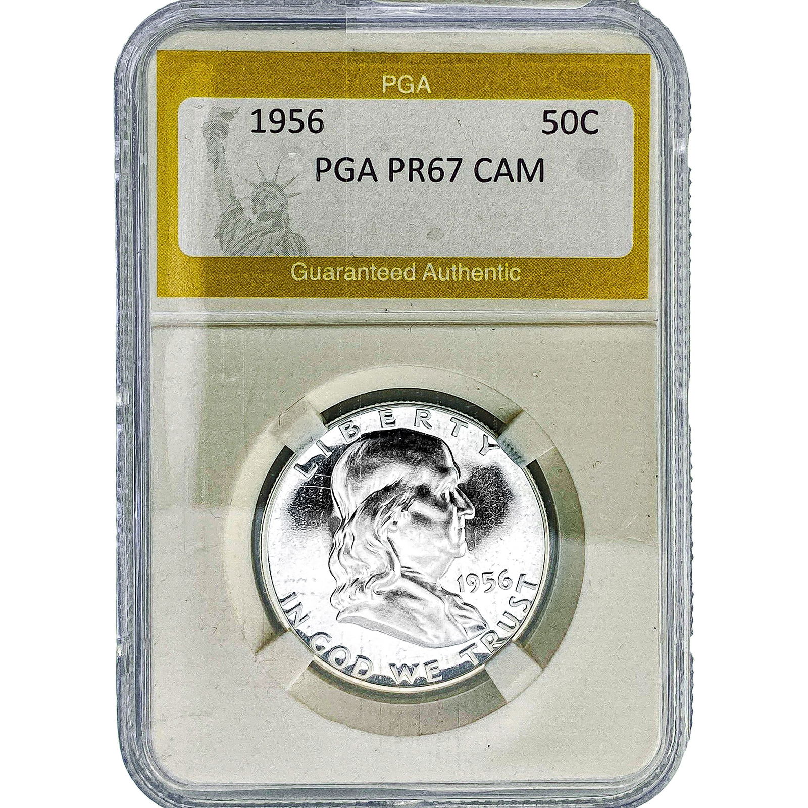 1956 Franklin Half Dollar PGA PR67 CAM (1 of 2)