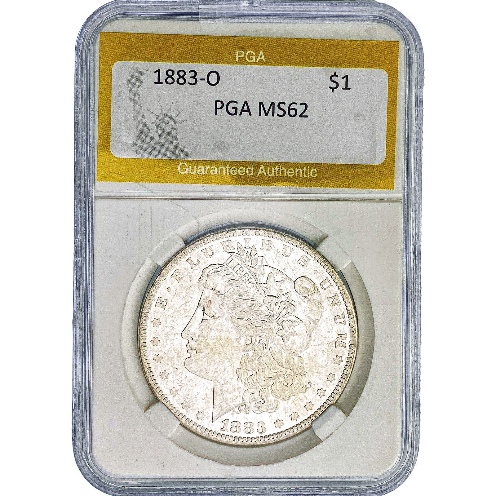 1883-O Morgan Silver Dollar PGA MS62: 1883-O Morgan Silver Dollar PGA MS62