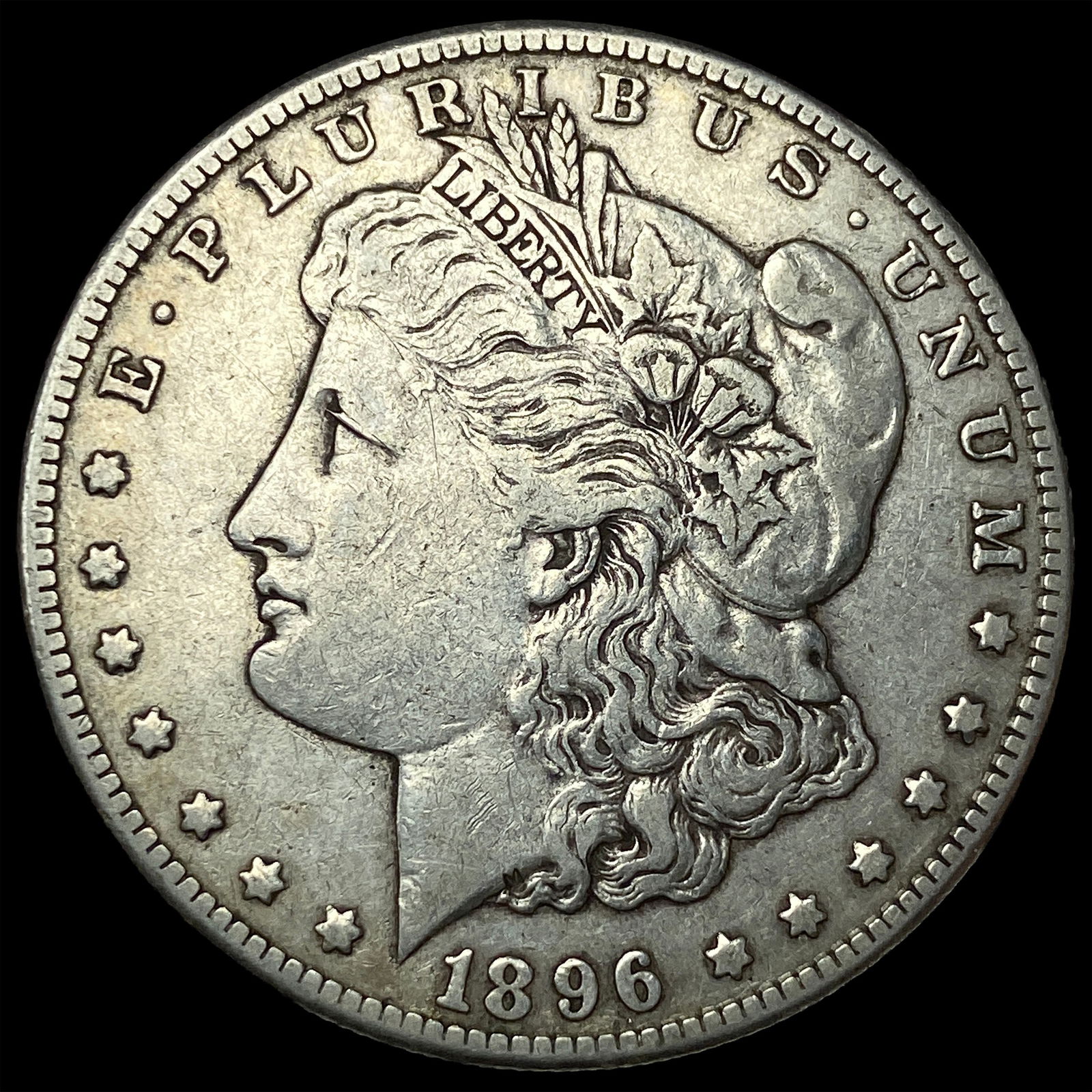 1896-S Silver Morgan Dollar NEARLY UNCIRCULATED (1 of 2)