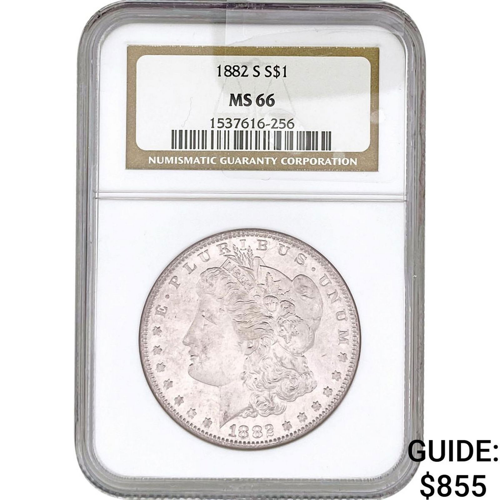 1882-S Morgan Silver Dollar NGC MS66 (1 of 2)
