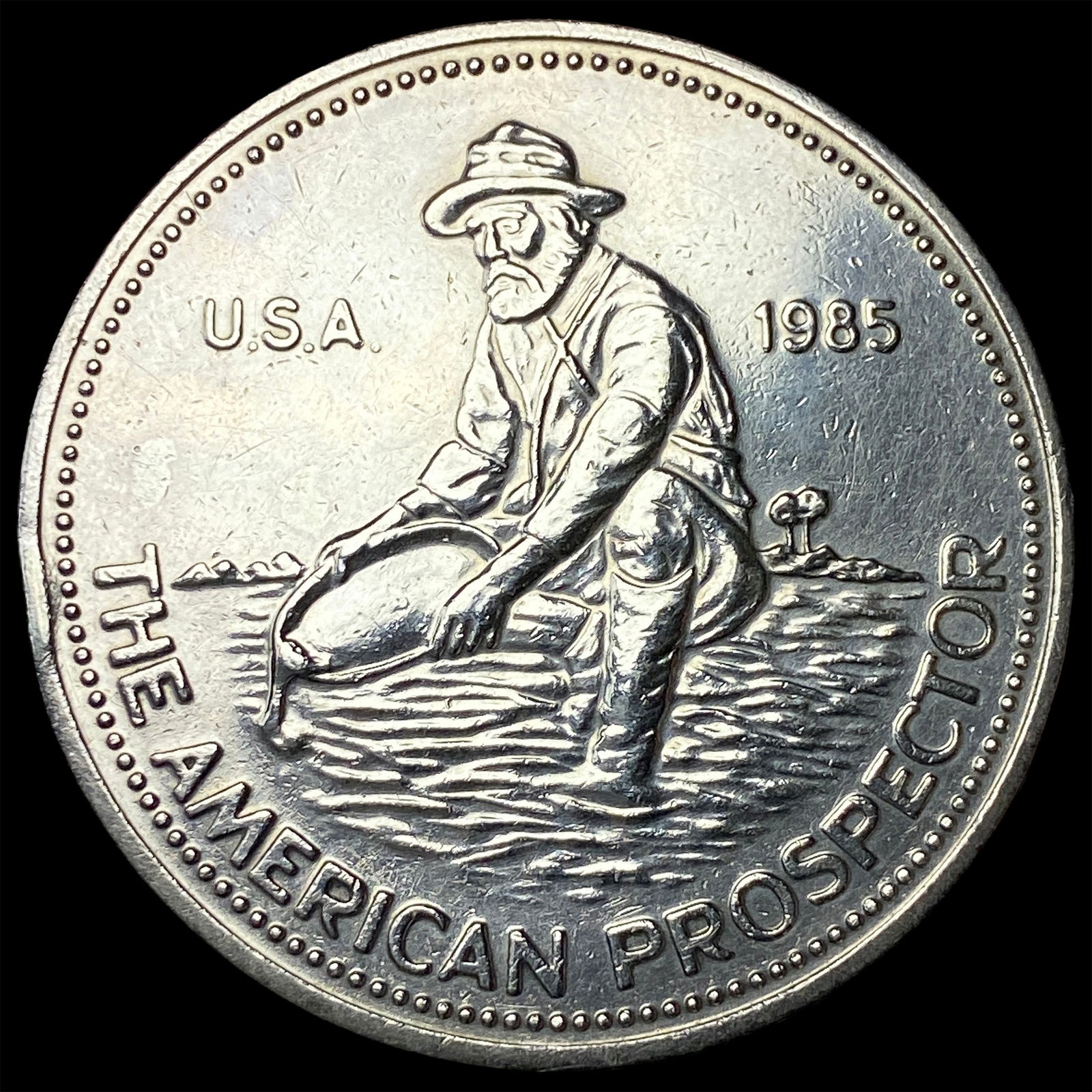 1985 Engelhard 1 oz Silver Round .999 Fine UNCIRCULATED: 1985 Engelhard 1 oz Silver Round .999 Fine UNCIRCULATED