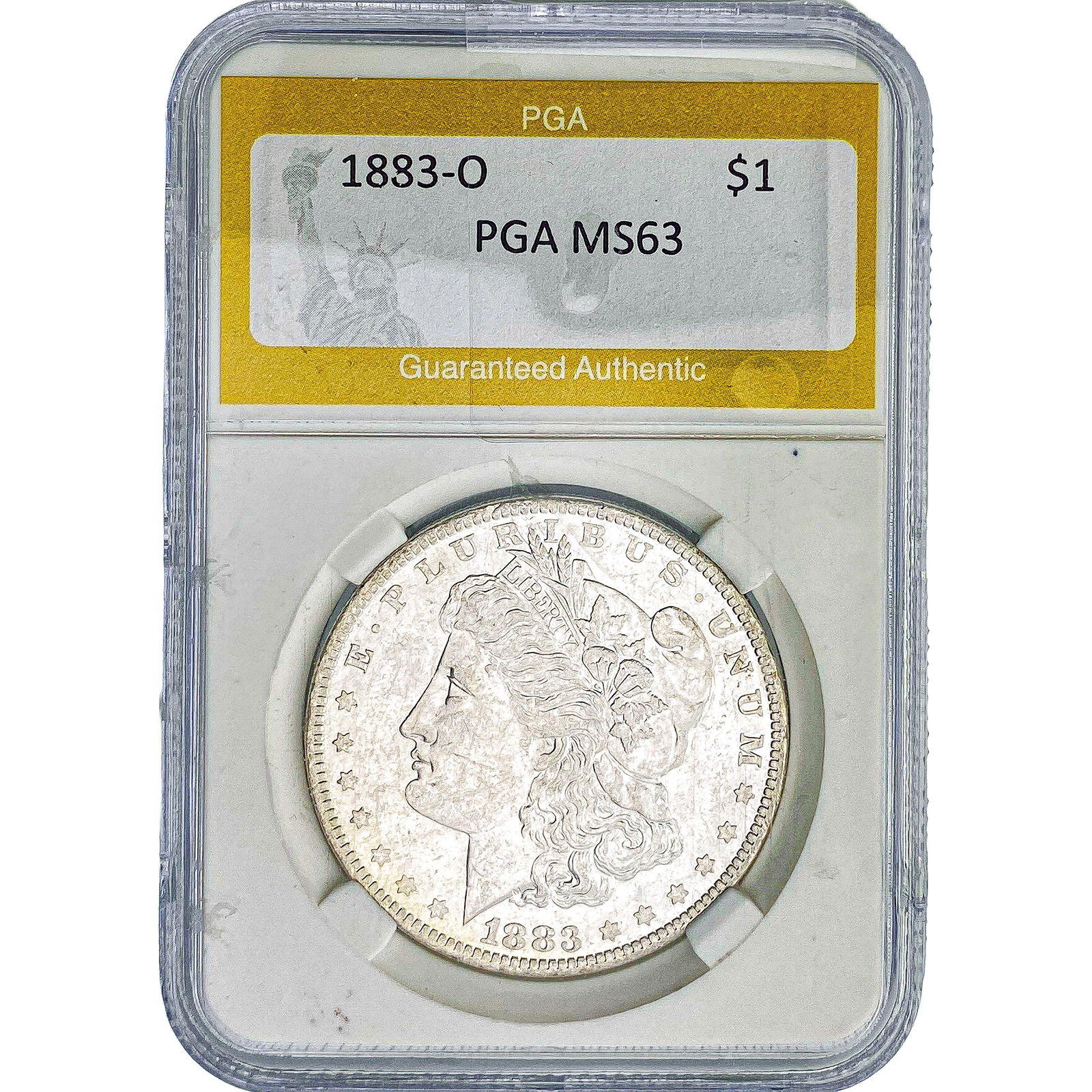 1883-O Morgan Silver Dollar PGA MS63 (1 of 2)