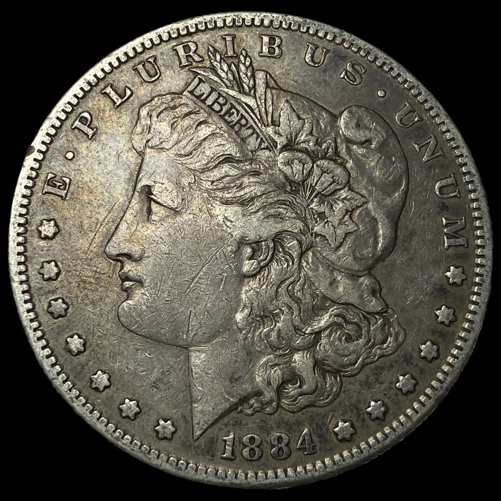 1884-S Silver Morgan Dollar NEARLY UNCIRCULATED (1 of 2)