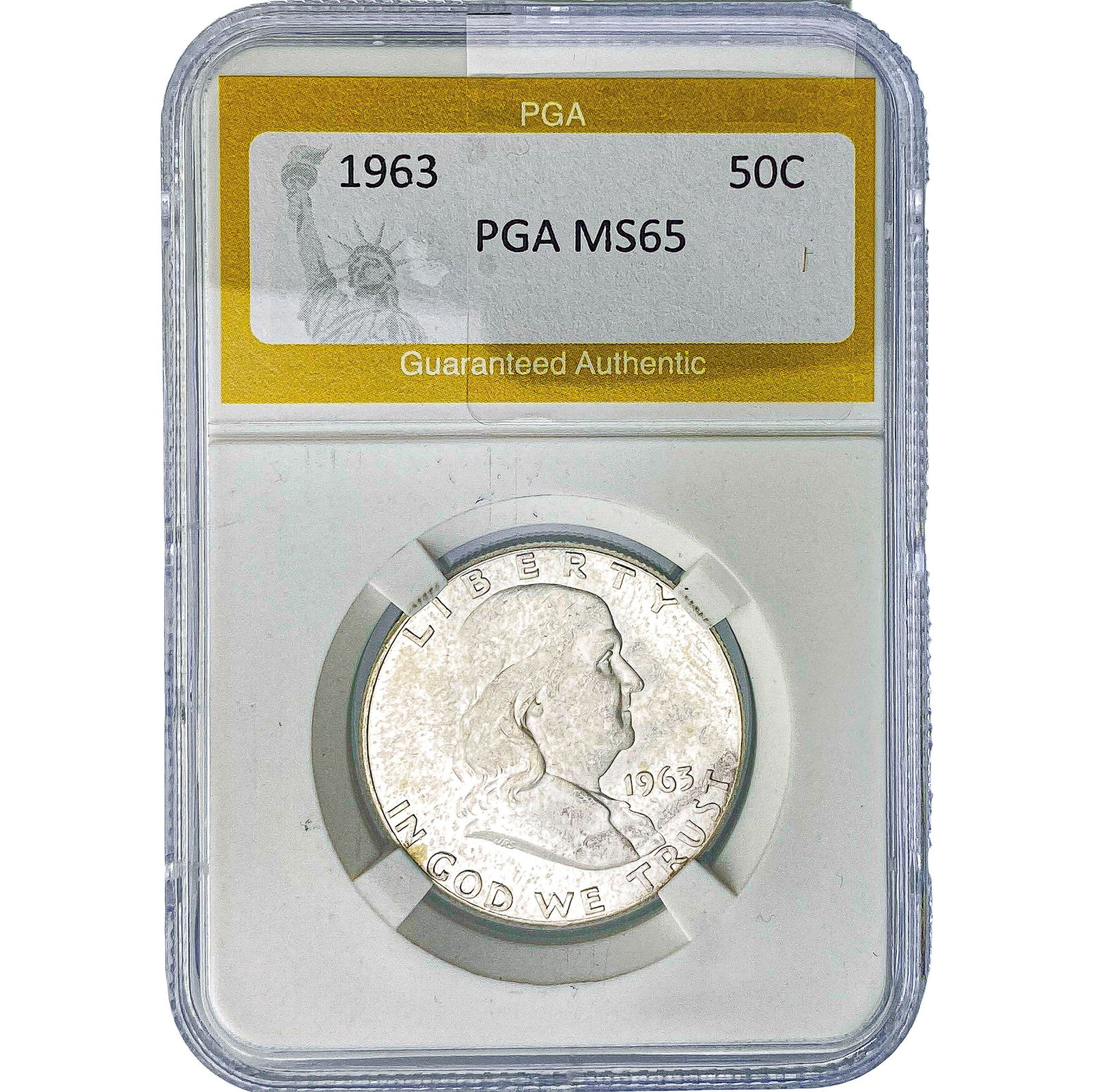 1963 Franklin Half Dollar PGA MS65 (1 of 2)